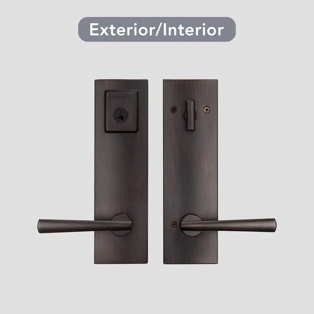 دستگیره ورودی تک سیلندر Kwikset 91830-002 Spyglass با امنیت SmartKey، سری Prestige با دستگیره مدرن و باریک و اهرم مربعی، سپر کامل، رنگ برنز ونیزی دستگیره ورودی تک سیلندر Kwikset 91830-002 Spyglass با امنیت SmartKey، سری Prestige با دستگیره مدرن و باریک و اهرم مربعی، سپر کامل، رنگ برنز ونیزی