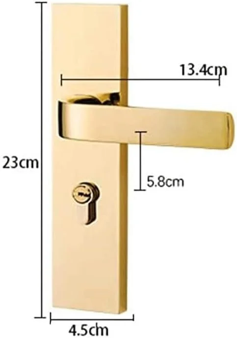 ست قفل درب اتاق خواب Beyori، دستگیره اهرمی قفل درب سخت افزاری بی صدا از جنس آلیاژ روی بادوام برای بازسازی خانه ست قفل درب اتاق خواب Beyori، دستگیره اهرمی قفل درب سخت افزاری بی صدا از جنس آلیاژ روی بادوام برای بازسازی خانه