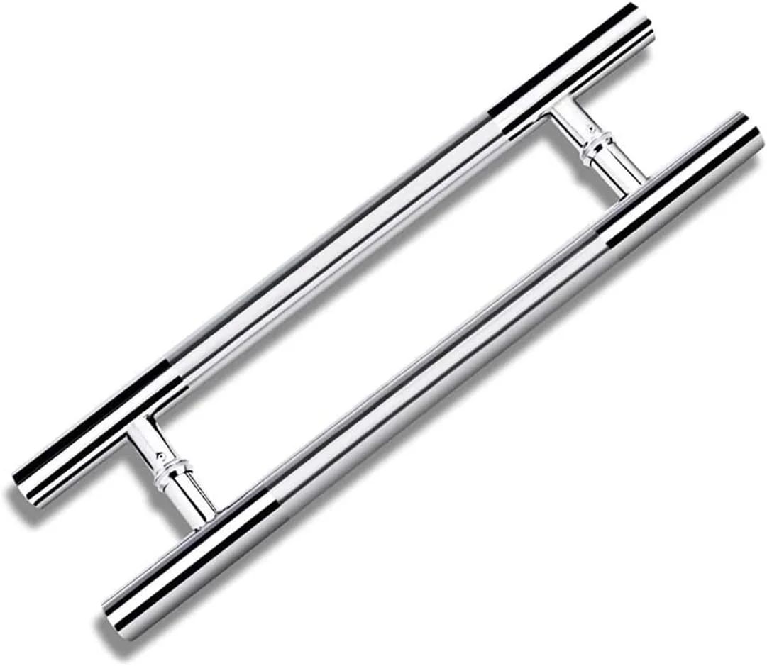 دستگیره درب کشویی انبار، دستگیره صفحه دوش، دستگیره درب شیشه ای اداری تجاری، دستگیره کشویی درب انبار، دستگیره فشاری-کششی درب استیل ضد زنگ، 60×40 سانتی متر