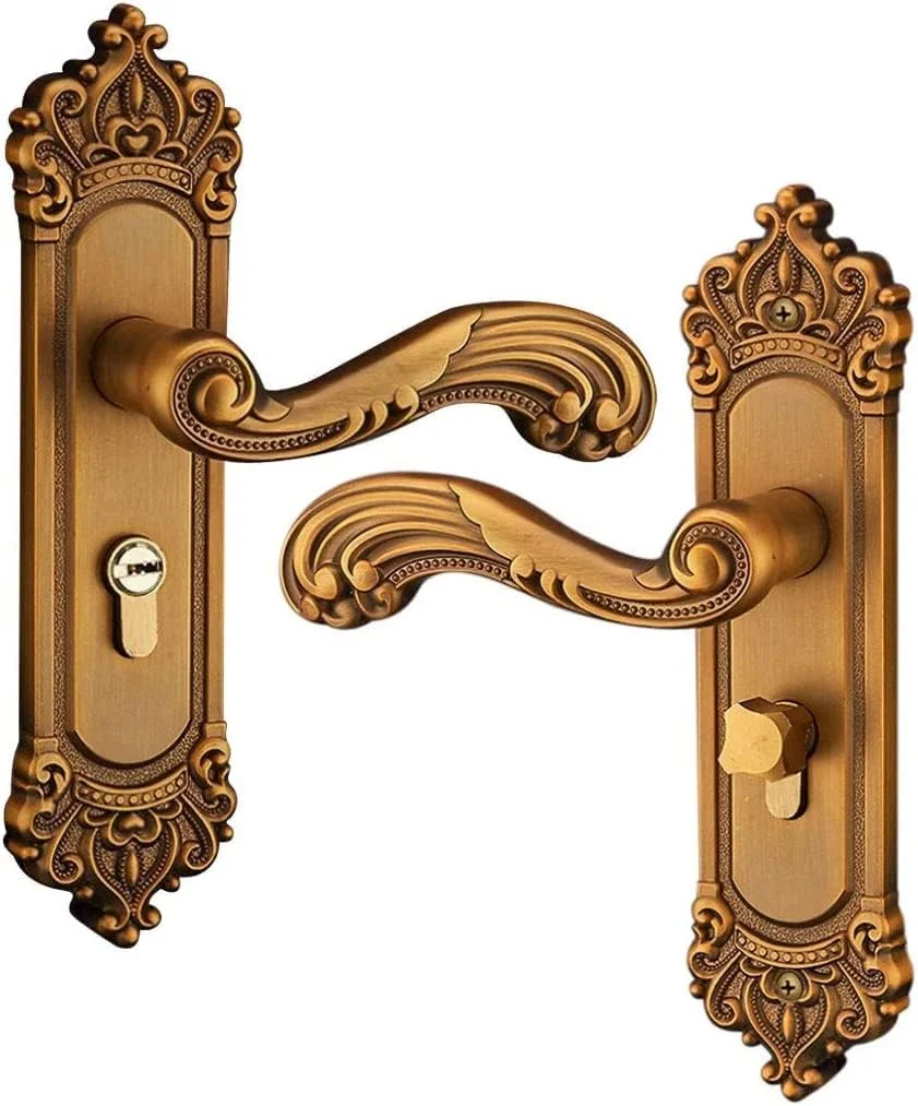 دستگیره درب، اهرم های درب قفل زبانه دار قدیمی و کلاسیک دستگیره اهرمی اتاق خواب