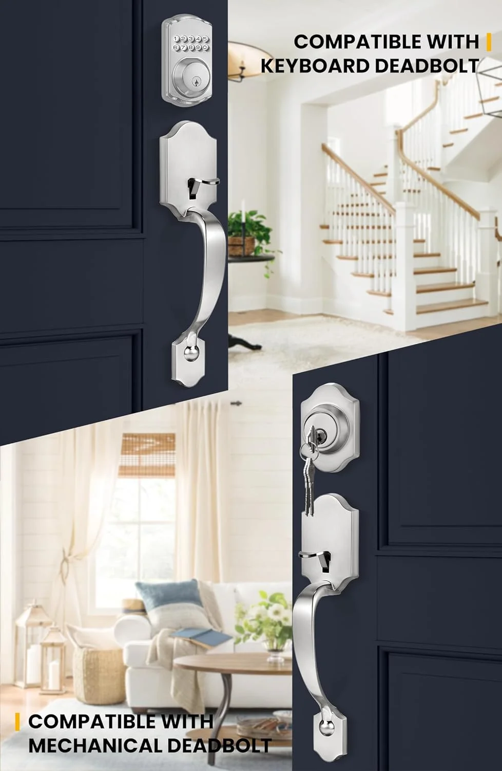 دستگیره درب ورودی گلدن وارم، نیکل، سیلندر تکی، اهرم برگشت پذیر، قابل تنظیم، 28x5 سانتی متر، 1.2 کیلوگرم، استیل ضد زنگ، پرداخت برس خورده، دستگیره ست درب ورودی دستگیره درب ورودی گلدن وارم، نیکل، سیلندر تکی، اهرم برگشت پذیر، قابل تنظیم، 28x5 سانتی متر، 1.2 کیلوگرم، استیل ضد زنگ، پرداخت برس خورده، دستگیره ست درب ورودی