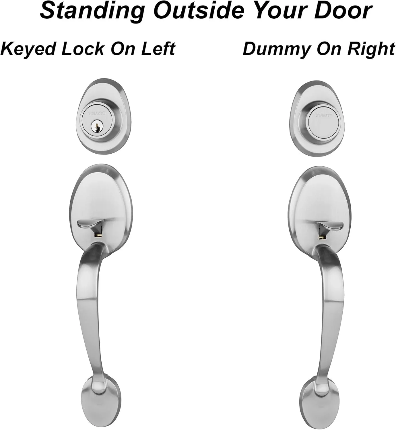 دستگیره اهرمی نمایشی درب ورودی کلرادو Dynasty Hardware مدل COL-HER-405-15R، نیکل ساتن، اهرم میراثی، دست راست دستگیره اهرمی نمایشی درب ورودی کلرادو Dynasty Hardware مدل COL-HER-405-15R، نیکل ساتن، اهرم میراثی، دست راست