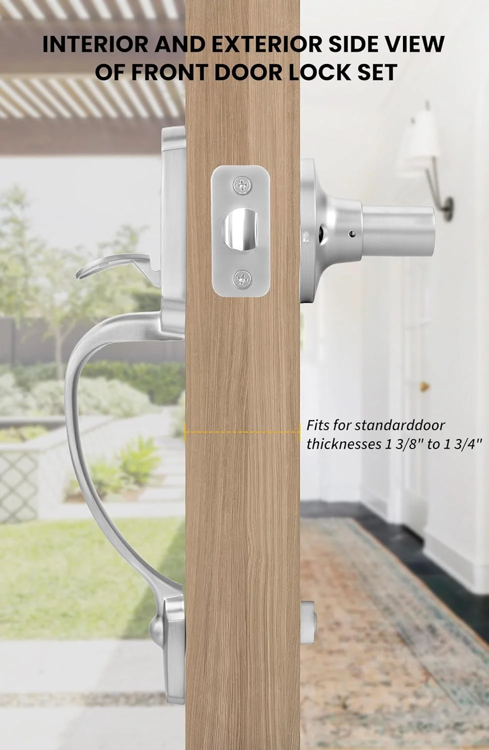 دستگیره درب ورودی گلدن وارم، نیکل، سیلندر تکی، اهرم برگشت پذیر، قابل تنظیم، 28x5 سانتی متر، 1.2 کیلوگرم، استیل ضد زنگ، پرداخت برس خورده، دستگیره ست درب ورودی دستگیره درب ورودی گلدن وارم، نیکل، سیلندر تکی، اهرم برگشت پذیر، قابل تنظیم، 28x5 سانتی متر، 1.2 کیلوگرم، استیل ضد زنگ، پرداخت برس خورده، دستگیره ست درب ورودی