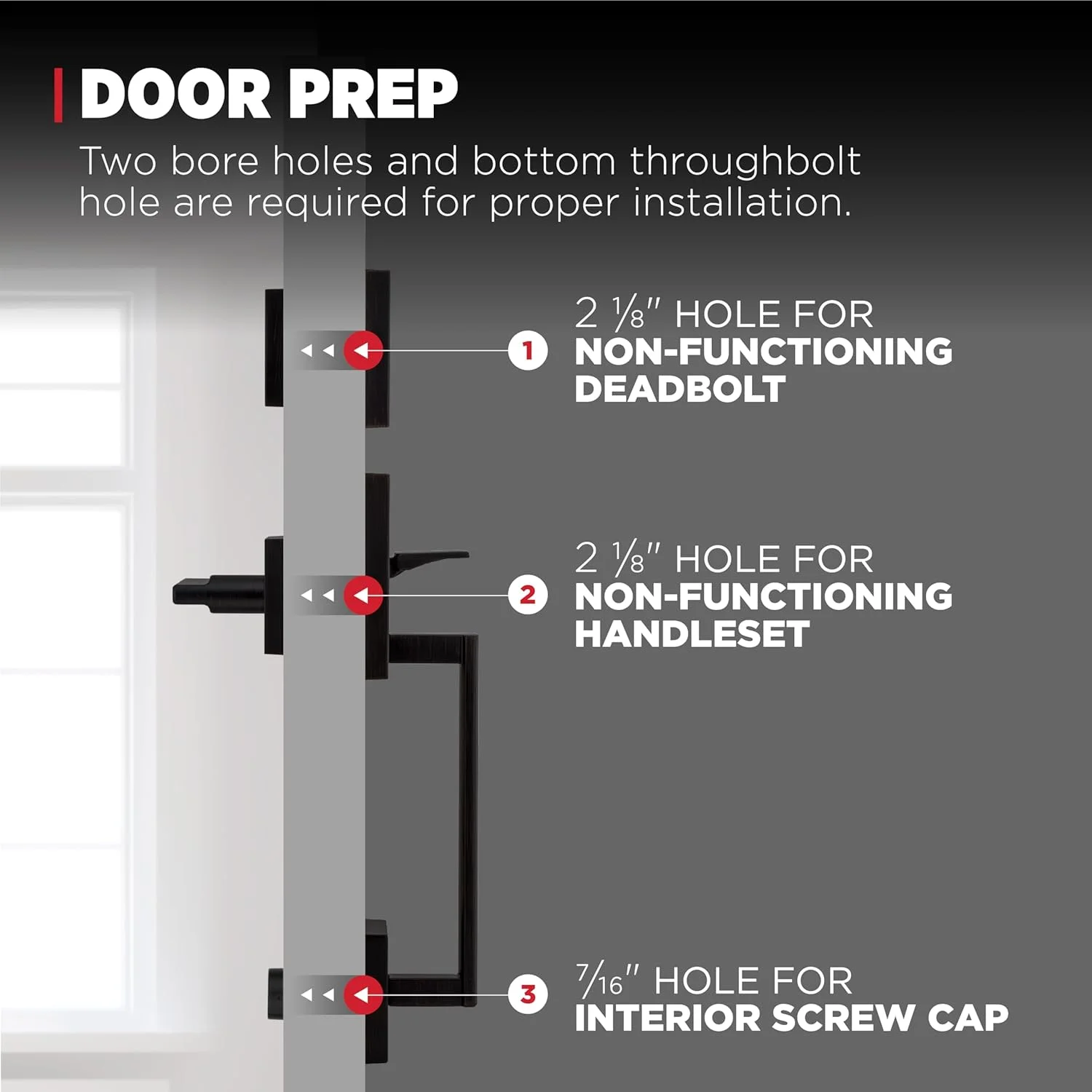 دستگیره در ورودی غیرفعال Kwikset San Clemente، دستگیره دکوری بیرونی با اهرم برگشت پذیر داخلی، مشکی مات با محافظت Microban دستگیره در ورودی غیرفعال Kwikset San Clemente، دستگیره دکوری بیرونی با اهرم برگشت پذیر داخلی، مشکی مات با محافظت Microban
