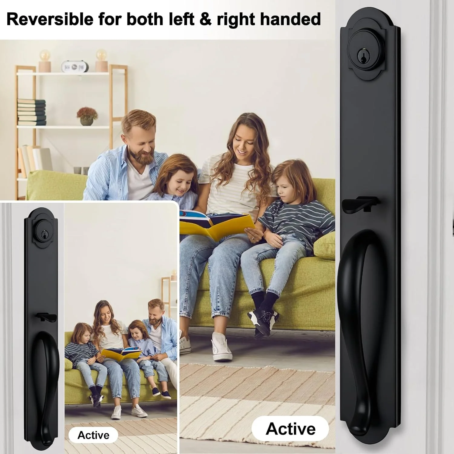 دستگیره های کلیدی مشکی مات NEWBANG برای درب ورودی دوتایی با فاصله سوراخ قابل تنظیم، MDHST2018DB-Double-SET دستگیره های کلیدی مشکی مات NEWBANG برای درب ورودی دوتایی با فاصله سوراخ قابل تنظیم، MDHST2018DB-Double-SET