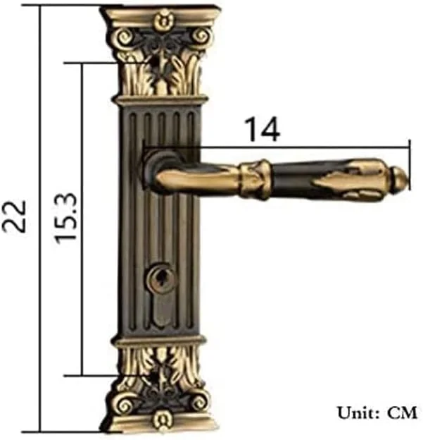دستگیره قفل درب امنیتی لوکس، ست دستگیره درب برنجی بادوام مجموعه قفل مکانیکی دستگیره اهرمی قفل دستگیره درب برای بازسازی خانه دستگیره قفل درب امنیتی لوکس، ست دستگیره درب برنجی بادوام مجموعه قفل مکانیکی دستگیره اهرمی قفل دستگیره درب برای بازسازی خانه