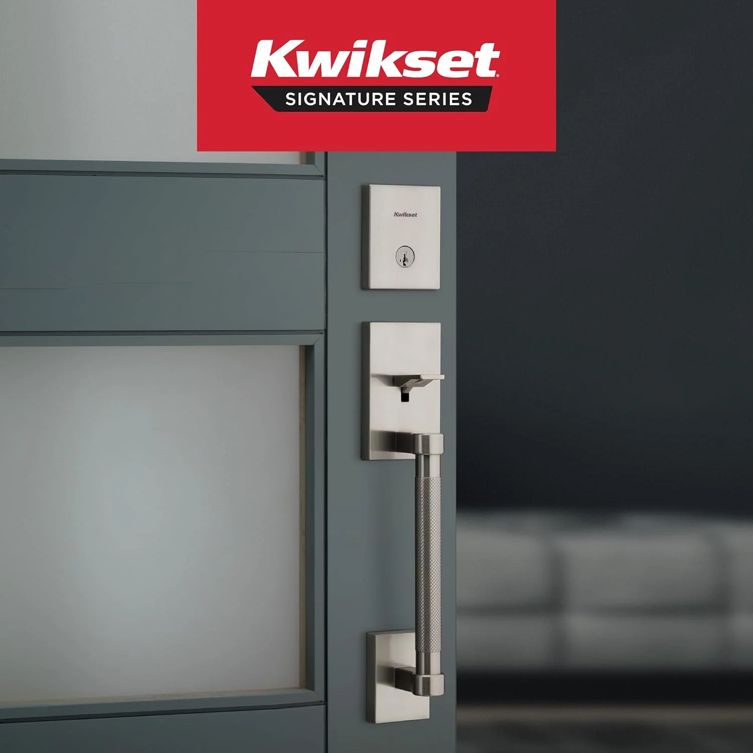 ست دستگیره و قفل درب ورودی Kwikset Prava، دستگیره بیرونی با اهرم برگشت پذیر داخلی، نیکل ساتن، قفل ضد سرقت SmartKey Rekey، با محافظت Microban ست دستگیره و قفل درب ورودی Kwikset Prava، دستگیره بیرونی با اهرم برگشت پذیر داخلی، نیکل ساتن، قفل ضد سرقت SmartKey Rekey، با محافظت Microban