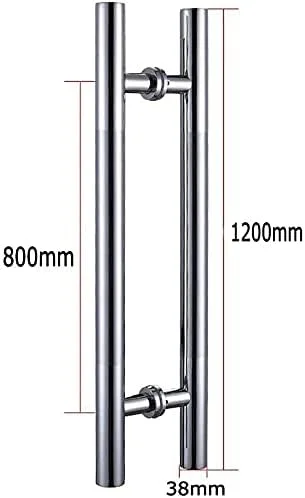 دستگیره درب تجاری شیشه ای، دستگیره فشاری-کششی لوله ای گرد استیل با قطر 38 میلی متر / دستگیره درب چوبی / دستگیره درب انبار / دستگیره درب حمام، 8 سایز (سایز : دستگیره درب تجاری شیشه ای، دستگیره فشاری-کششی لوله ای گرد استیل با قطر 38 میلی متر / دستگیره درب چوبی / دستگیره درب انبار / دستگیره درب حمام، 8 سایز (سایز :