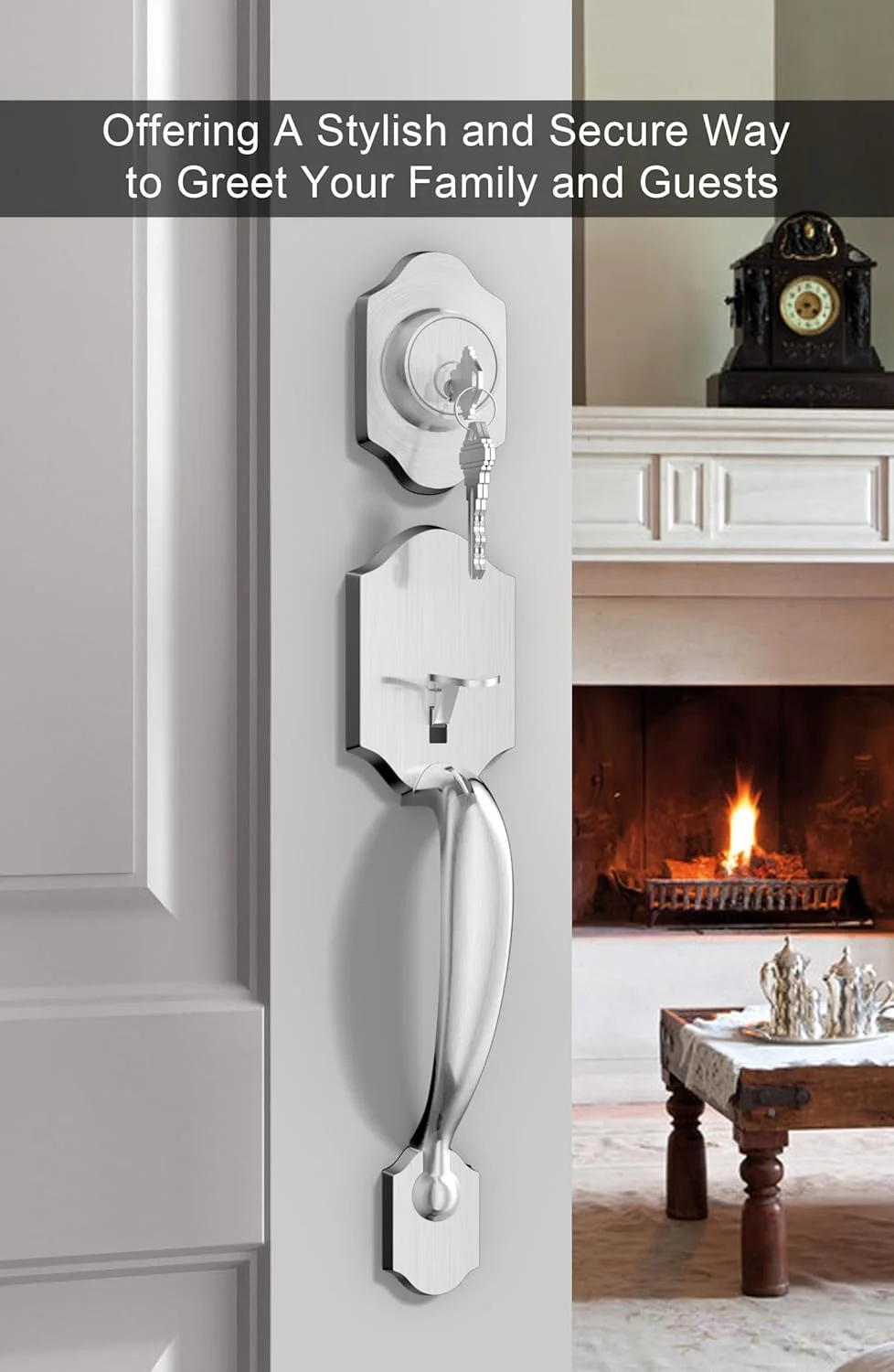 دستگیره و قفل درب ورودی گلدن وارم، ست قفل درب ورودی نیکل برس خورده با اهرم دستگیره برگشت پذیر، سخت افزار کلاسیک درب ورودی، قفل درب ورودی تک سیلندر دستگیره و قفل درب ورودی گلدن وارم، ست قفل درب ورودی نیکل برس خورده با اهرم دستگیره برگشت پذیر، سخت افزار کلاسیک درب ورودی، قفل درب ورودی تک سیلندر