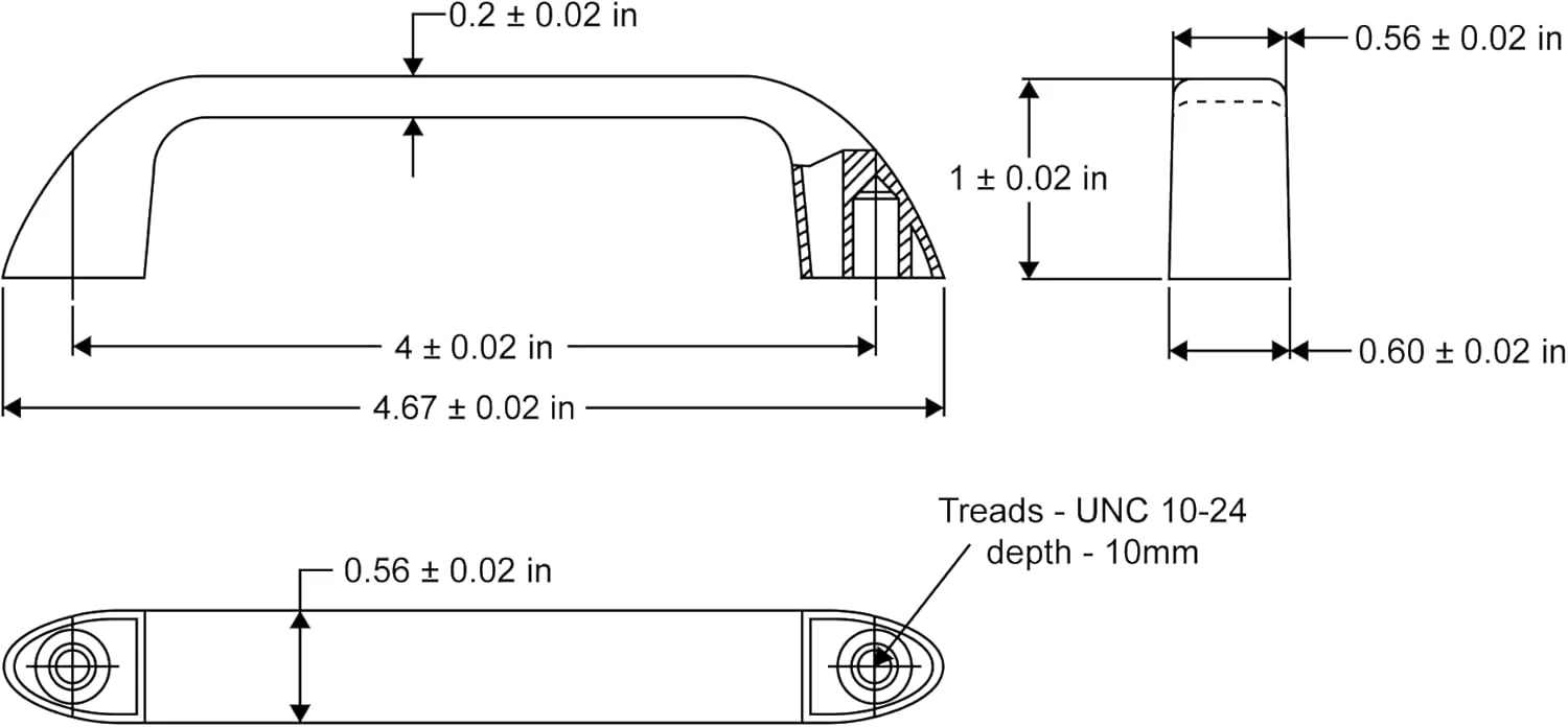 دستگیره کششی یونیورسال 4 اینچی پرو چوتز. مناسب برای درب های لولایی پایین و کنار سطل زباله و لباسشویی. قطعات سخت افزاری دستگیره کششی یونیورسال 4 اینچی پرو چوتز. مناسب برای درب های لولایی پایین و کنار سطل زباله و لباسشویی. قطعات سخت افزاری