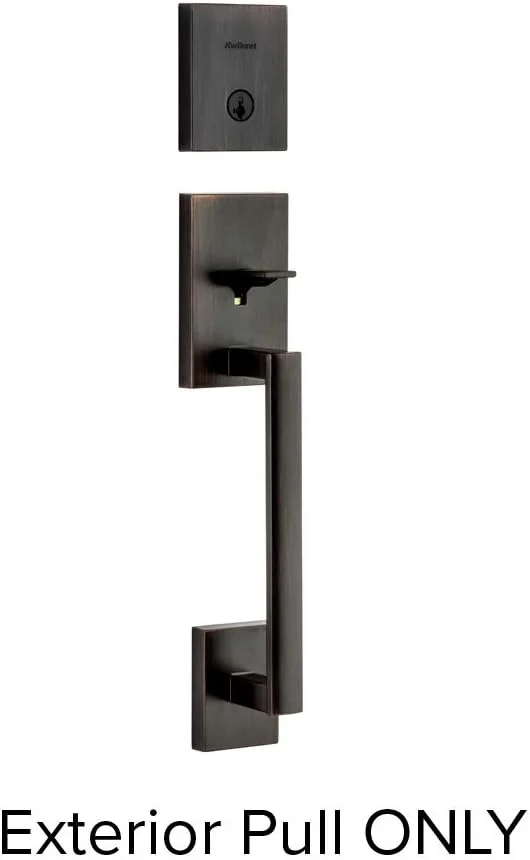 دستگیره و قفل درب ورودی Kwikset San Clemente، دستگیره بیرونی، برنزی ونیزی، قفل ضد سرقت SmartKey Rekey، قسمت داخلی جداگانه به فروش می رسد دستگیره و قفل درب ورودی Kwikset San Clemente، دستگیره بیرونی، برنزی ونیزی، قفل ضد سرقت SmartKey Rekey، قسمت داخلی جداگانه به فروش می رسد