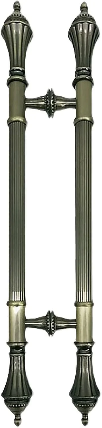 دستگیره درب ورودی برای آشپزخانه شیشه ای کشویی، میله فشاری کششی دو طرفه قدیمی 60/80/120/150 سانتی متری، ست دستگیره درب انبار، نصب آسان، A-62 سانتی متر / 24.4 اینچ