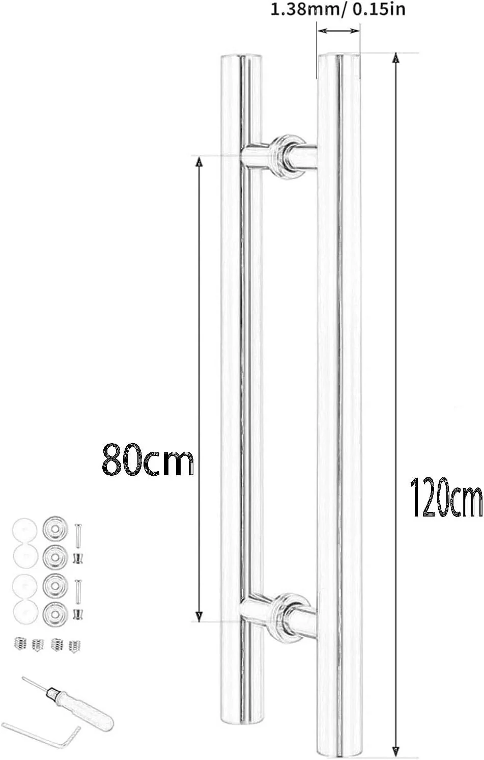 دستگیره درب انبار، دستگیره درب مدرن استیل ضد زنگ درجه 304، دستگیره درب مدرن/دستگیره درب انبار/دستگیره شیشه ای، کاربرد گسترده/نصب آسان، طول: 120 سانتی متر (47.2 اینچ)/80 سانتی متر (31.4 اینچ) دستگیره درب انبار، دستگیره درب مدرن استیل ضد زنگ درجه 304، دستگیره درب مدرن/دستگیره درب انبار/دستگیره شیشه ای، کاربرد گسترده/نصب آسان، طول: 120 سانتی متر (47.2 اینچ)/80 سانتی متر (31.4 اینچ)