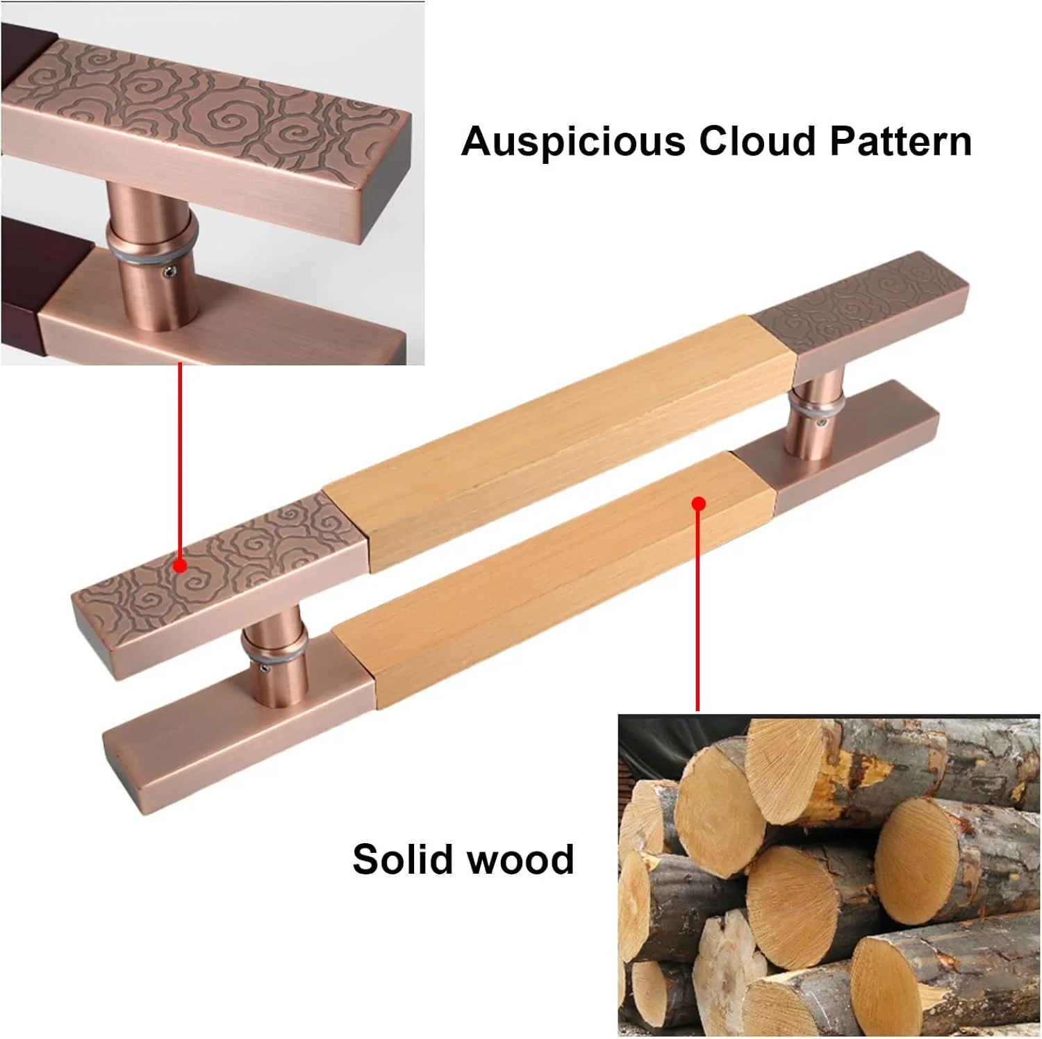 دستگیره درب کشویی انبار، مناسب برای درب شیشه ای با طول های 40، 80، 100، 120 و 150 سانتی متر به همراه اتصالات، دستگیره دو طرفه برای درب ورودی/حمام/چوبی، مدل B-40cm/15.7in دستگیره درب کشویی انبار، مناسب برای درب شیشه ای با طول های 40، 80، 100، 120 و 150 سانتی متر به همراه اتصالات، دستگیره دو طرفه برای درب ورودی/حمام/چوبی، مدل B-40cm/15.7in