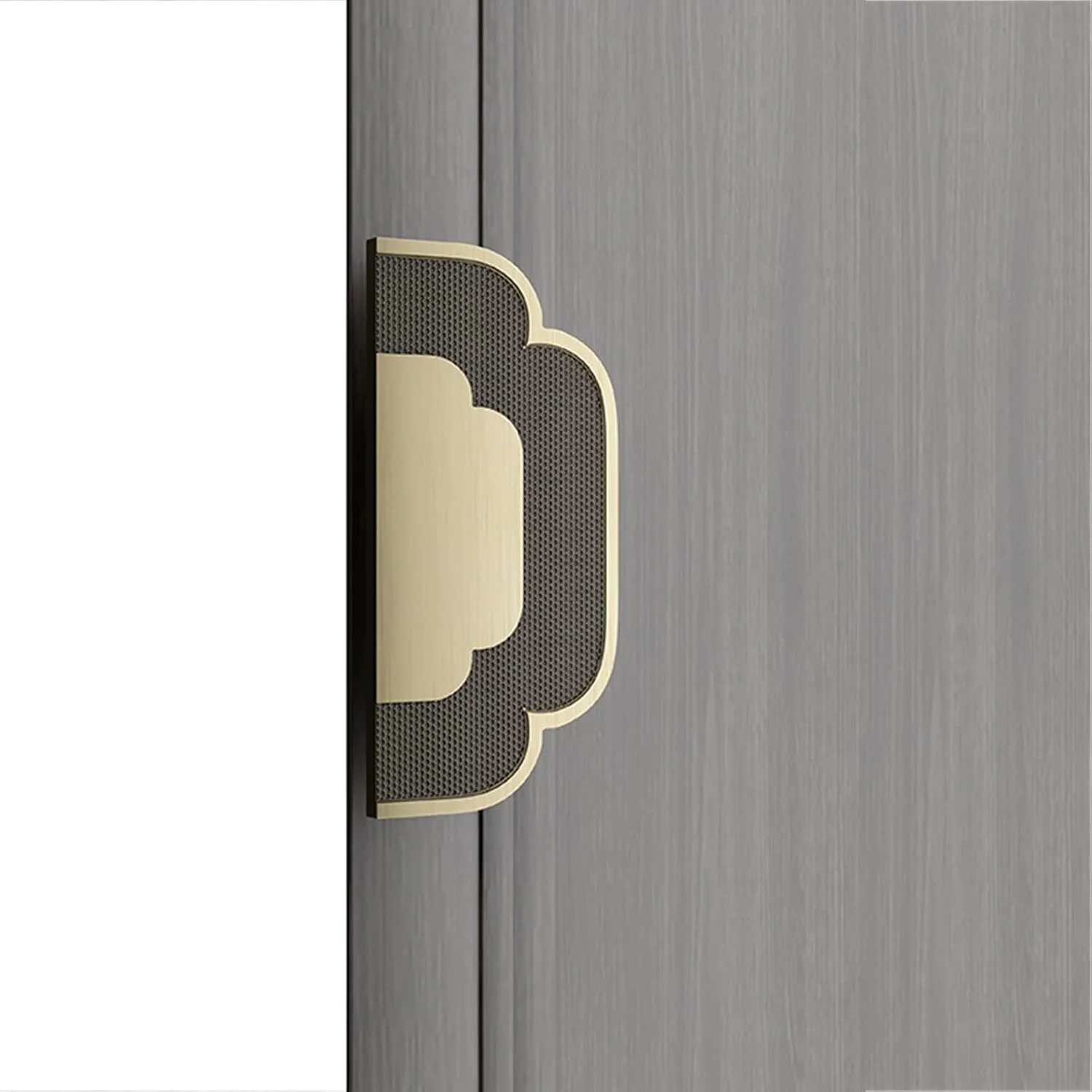 دستگیره کشویی درب انبار، دستگیره دو طرفه درب، دستگیره های کششی آلومینیومی رترو برای درب چوبی/شیشه ای، ست سخت افزاری دو طرفه سنگین، برنزی - طول 20 سانتی متر