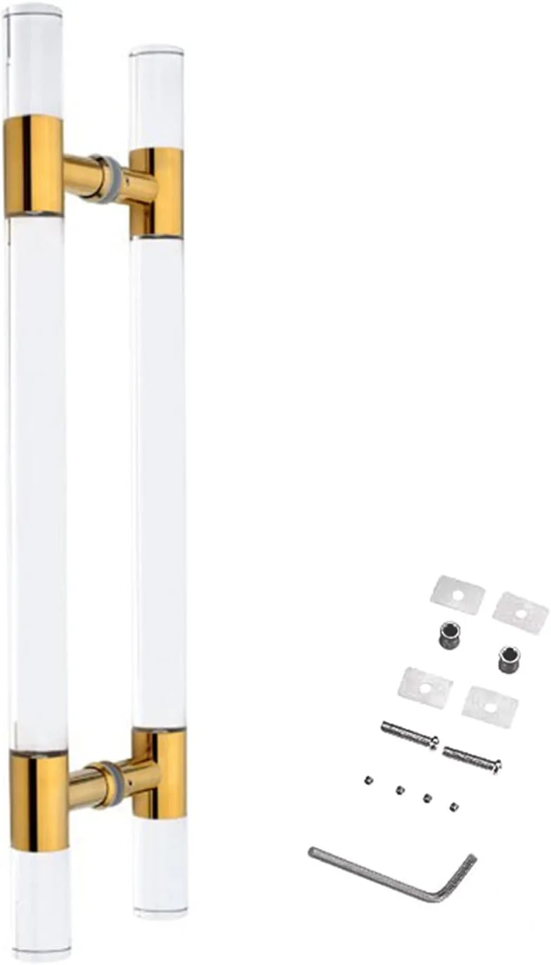دستگیره مدرن فشاری کششی، دستگیره جایگزین درب شیشه ای اکریلیک شفاف، دستگیره دو طرفه برای درب کشویی حمام/درب دوبل هتل/انبار، طلایی-بلند 120 سانتی متر دستگیره مدرن فشاری کششی، دستگیره جایگزین درب شیشه ای اکریلیک شفاف، دستگیره دو طرفه برای درب کشویی حمام/درب دوبل هتل/انبار، طلایی-بلند 120 سانتی متر