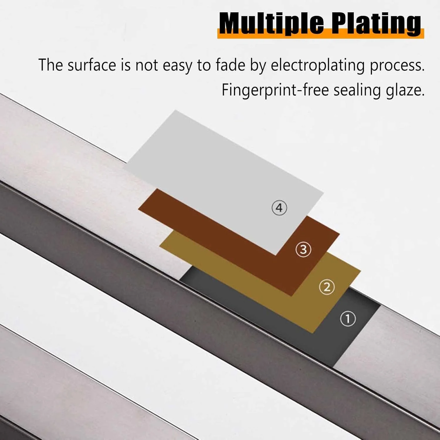 دستگیره کشویی درب انبار، دستگیره مدرن درب ورودی، دستگیره دو طرفه درب چوبی و شیشه ای، دستگیره مستطیلی استیل ضد زنگ برای درب ورودی، کروم - 150 سانتی متر / 59 اینچ - 110 سانتی متر دستگیره کشویی درب انبار، دستگیره مدرن درب ورودی، دستگیره دو طرفه درب چوبی و شیشه ای، دستگیره مستطیلی استیل ضد زنگ برای درب ورودی، کروم - 150 سانتی متر / 59 اینچ - 110 سانتی متر