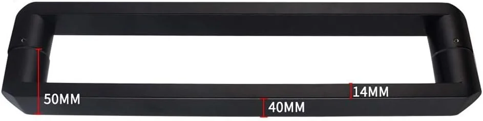 دستگیره درب کشویی انبار، دستگیره درب شیشه ای، رنگ مشکی استیل ضد زنگ 304، دستگیره فشاری-کششی تک درب / دستگیره درب حمام، 10 طول، طول 640 میلی متر دستگیره درب کشویی انبار، دستگیره درب شیشه ای، رنگ مشکی استیل ضد زنگ 304، دستگیره فشاری-کششی تک درب / دستگیره درب حمام، 10 طول، طول 640 میلی متر