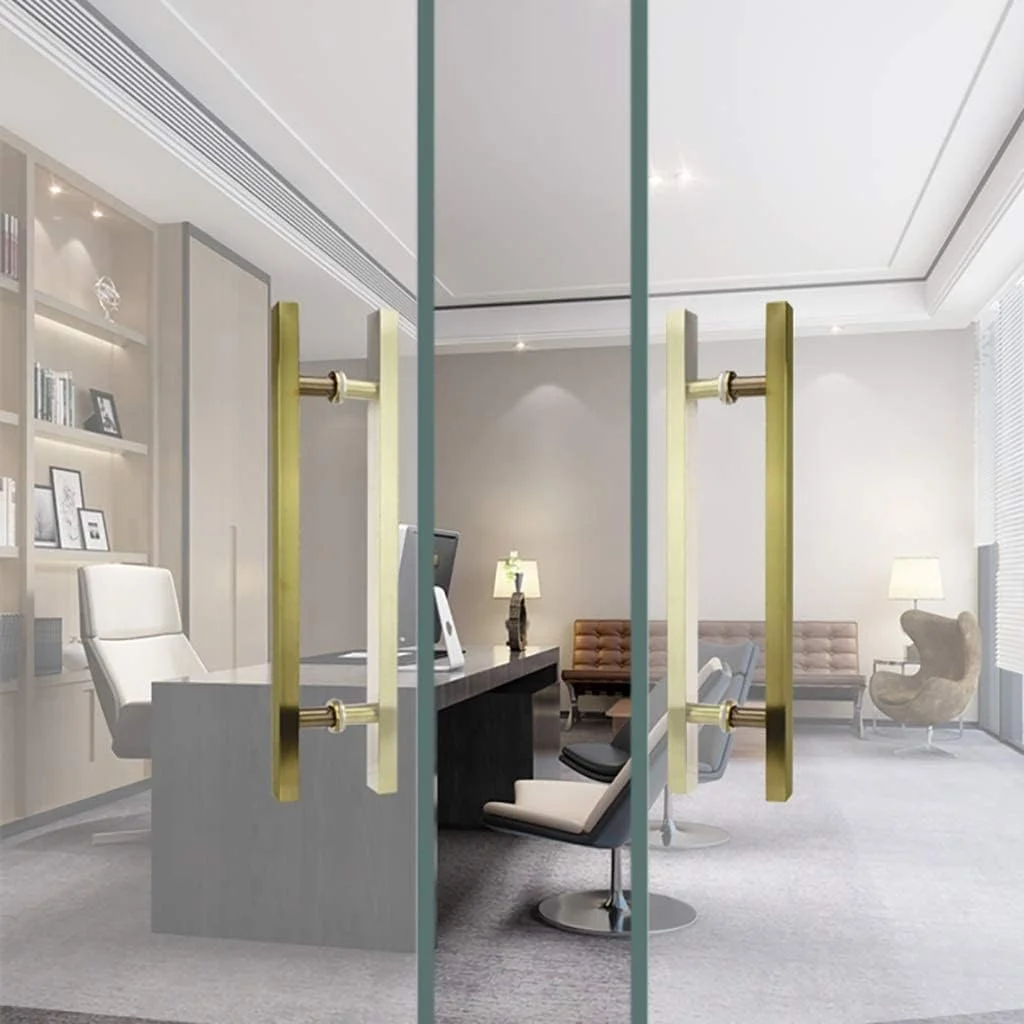 دستگیره درب کشویی استیل مدرن / دستگیره درب شیشه ای / دستگیره درب چوبی برای خانه / فروشگاه / گاراژ / دفتر، 500 * 300 میلی متر دستگیره درب کشویی استیل مدرن / دستگیره درب شیشه ای / دستگیره درب چوبی برای خانه / فروشگاه / گاراژ / دفتر، 500 * 300 میلی متر