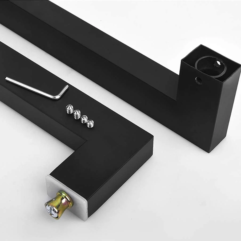 دستگیره درب کشویی انبار، دستگیره درب مشکی استیل ضد زنگ سنگین، لوله مربعی تجاری، دستگیره فشاری-کششی درب/دستگیره درب شیشه ای/دستگیره کششی درب انبار - 6 طول، طول 1200 میلی متر / 47.2 اینچ دستگیره درب کشویی انبار، دستگیره درب مشکی استیل ضد زنگ سنگین، لوله مربعی تجاری، دستگیره فشاری-کششی درب/دستگیره درب شیشه ای/دستگیره کششی درب انبار - 6 طول، طول 1200 میلی متر / 47.2 اینچ