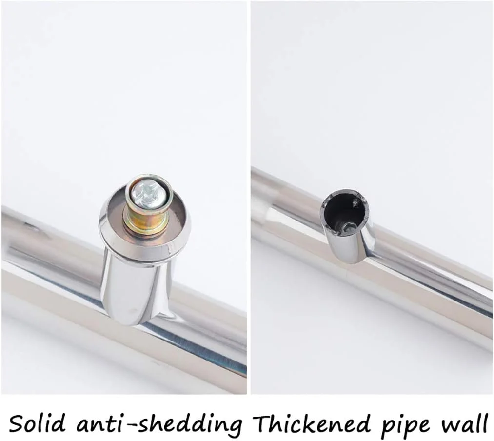 دستگیره درب شیشه ای گرد از جنس استیل ضد زنگ، دستگیره فشاری-کششی درب، دستگیره درب کشویی انبار، دستگیره درب داخلی و خارجی، قطعات جایگزین برای حمام، 300×200 میلی متر دستگیره درب شیشه ای گرد از جنس استیل ضد زنگ، دستگیره فشاری-کششی درب، دستگیره درب کشویی انبار، دستگیره درب داخلی و خارجی، قطعات جایگزین برای حمام، 300×200 میلی متر