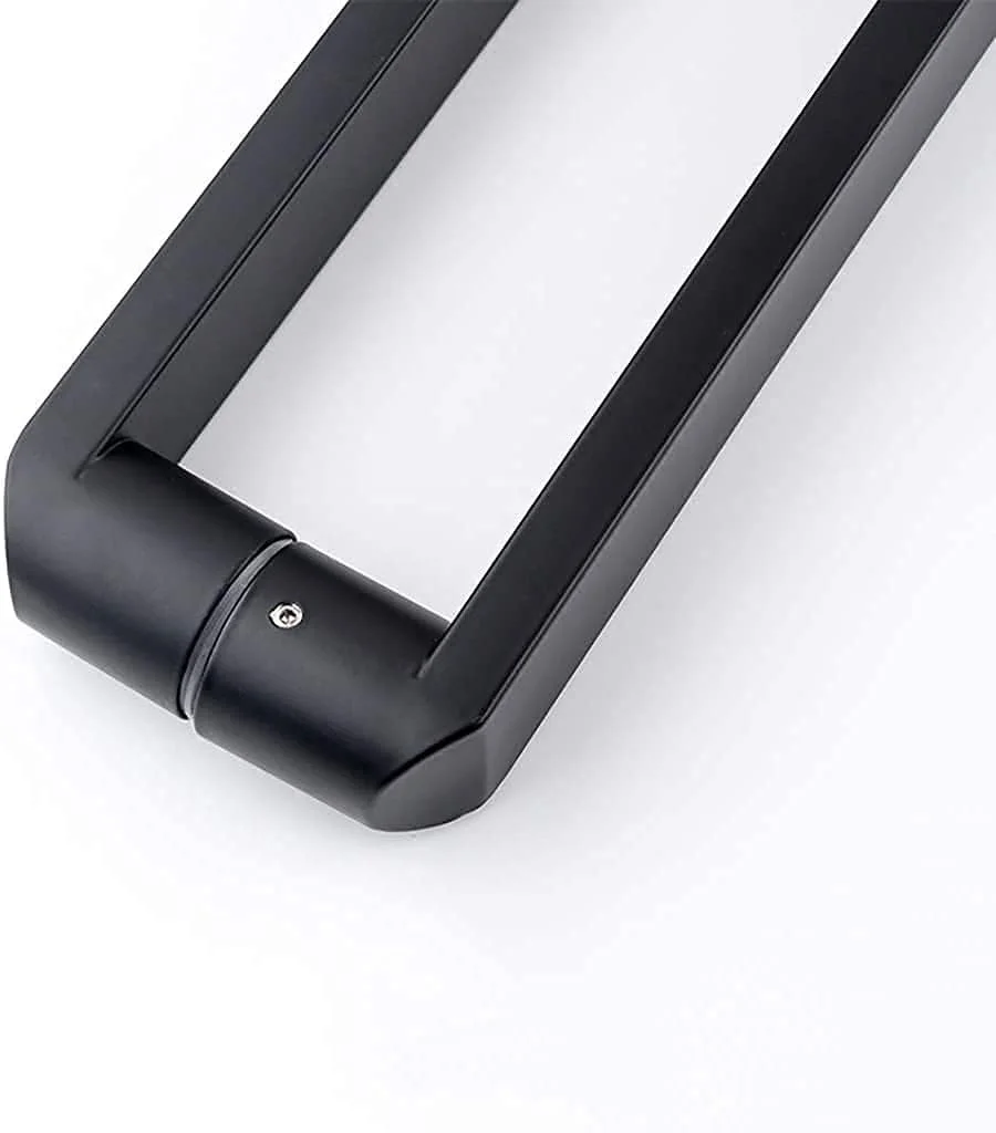 دستگیره درب، دستگیره درب شیشه ای لوله مربعی استیل 304، دستگیره فشاری-کششی درب اداری/دستگیره درب حمام، دستگیره درب کشویی/درب انبار H، مشکی - طول 640 میلی متر دستگیره درب، دستگیره درب شیشه ای لوله مربعی استیل 304، دستگیره فشاری-کششی درب اداری/دستگیره درب حمام، دستگیره درب کشویی/درب انبار H، مشکی - طول 640 میلی متر