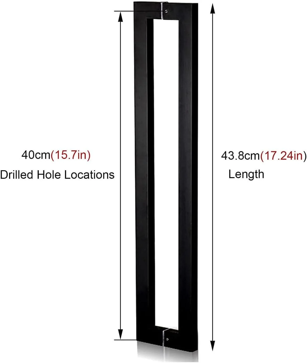دستگیره درب کشویی آشپزخانه، دستگیره مدرن درب شیشه ای استیل 304، دستگیره بلند مدرن درب، دستگیره درب انبار، مدل نردبانی دو طرفه مدرن، مشکی - L: 43.8 سانتی متر (17.2 اینچ) / 40 سانتی متر (15.7 اینچ) دستگیره درب کشویی آشپزخانه، دستگیره مدرن درب شیشه ای استیل 304، دستگیره بلند مدرن درب، دستگیره درب انبار، مدل نردبانی دو طرفه مدرن، مشکی - L: 43.8 سانتی متر (17.2 اینچ) / 40 سانتی متر (15.7 اینچ)