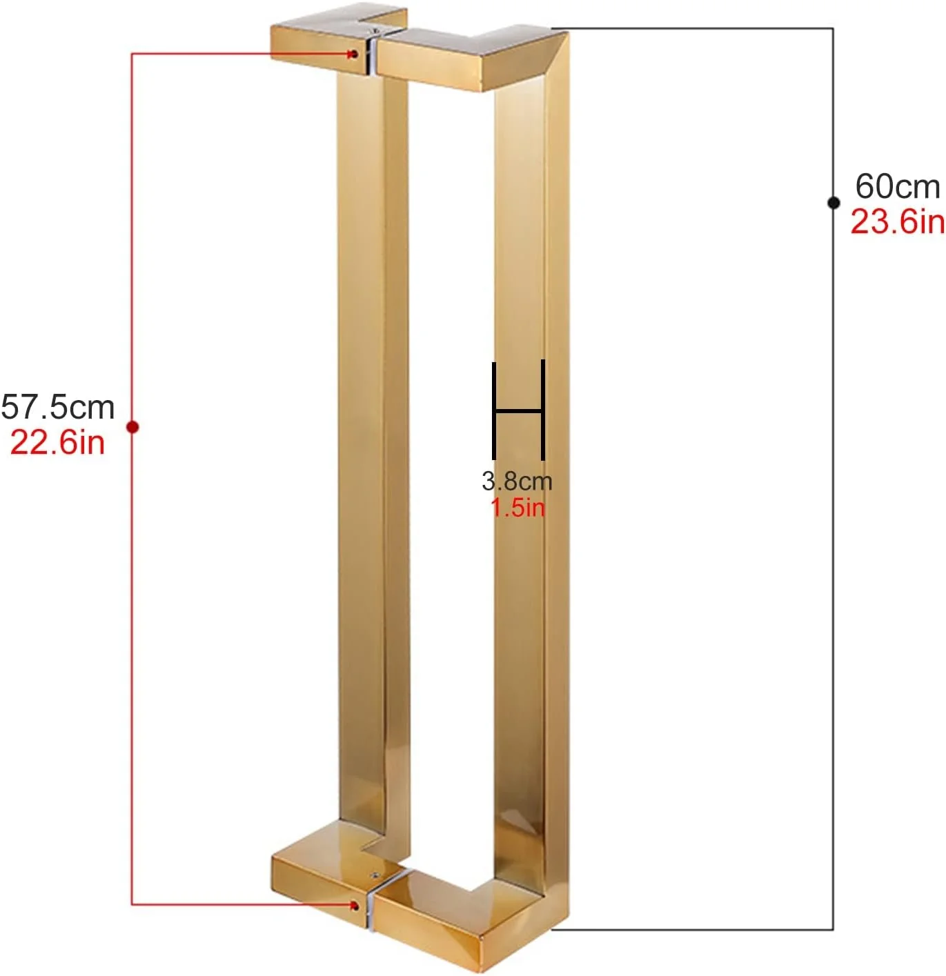 دستگیره کششی درب آشپزخانه و حمام، دستگیره درب کشویی دو طرفه استیل ضد زنگ، دستگیره درب سنگین چرخشی، مناسب برای درب های جلویی چوبی، شیشه ای و فلزی، ساده و M، مشکی#1-طول 42.5 سانتی متر (16.7 اینچ) دستگیره کششی درب آشپزخانه و حمام، دستگیره درب کشویی دو طرفه استیل ضد زنگ، دستگیره درب سنگین چرخشی، مناسب برای درب های جلویی چوبی، شیشه ای و فلزی، ساده و M، مشکی#1-طول 42.5 سانتی متر (16.7 اینچ)