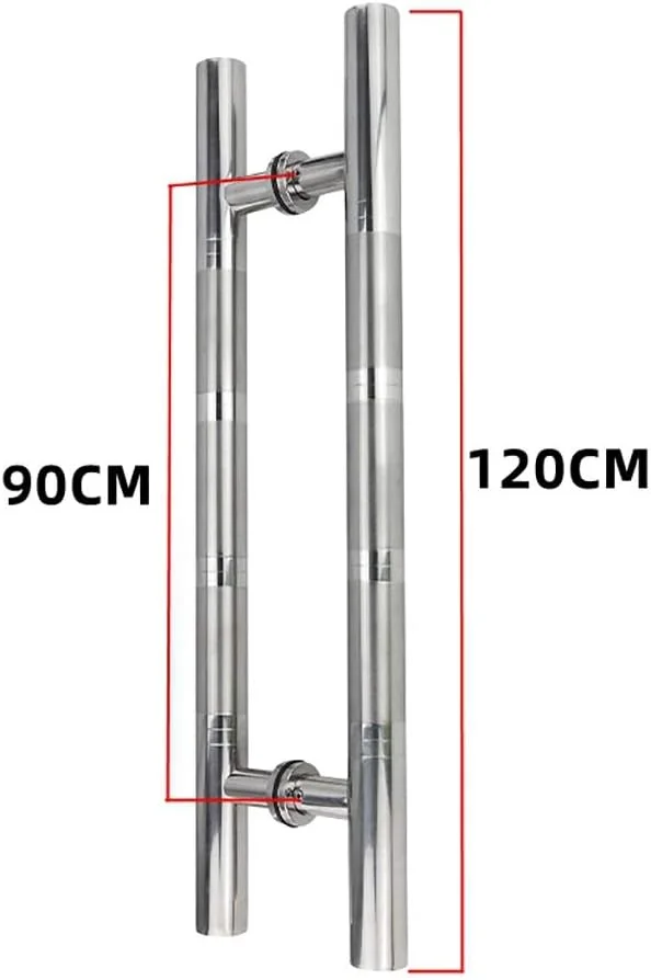 دستگیره درب شیشه ای لوله ای گرد استیل ضخیم تجاری / دستگیره کشویی درب چوبی / دستگیره درب انبار کشویی - 8 سایز، 120×90 سانتی متر دستگیره درب شیشه ای لوله ای گرد استیل ضخیم تجاری / دستگیره کشویی درب چوبی / دستگیره درب انبار کشویی - 8 سایز، 120×90 سانتی متر