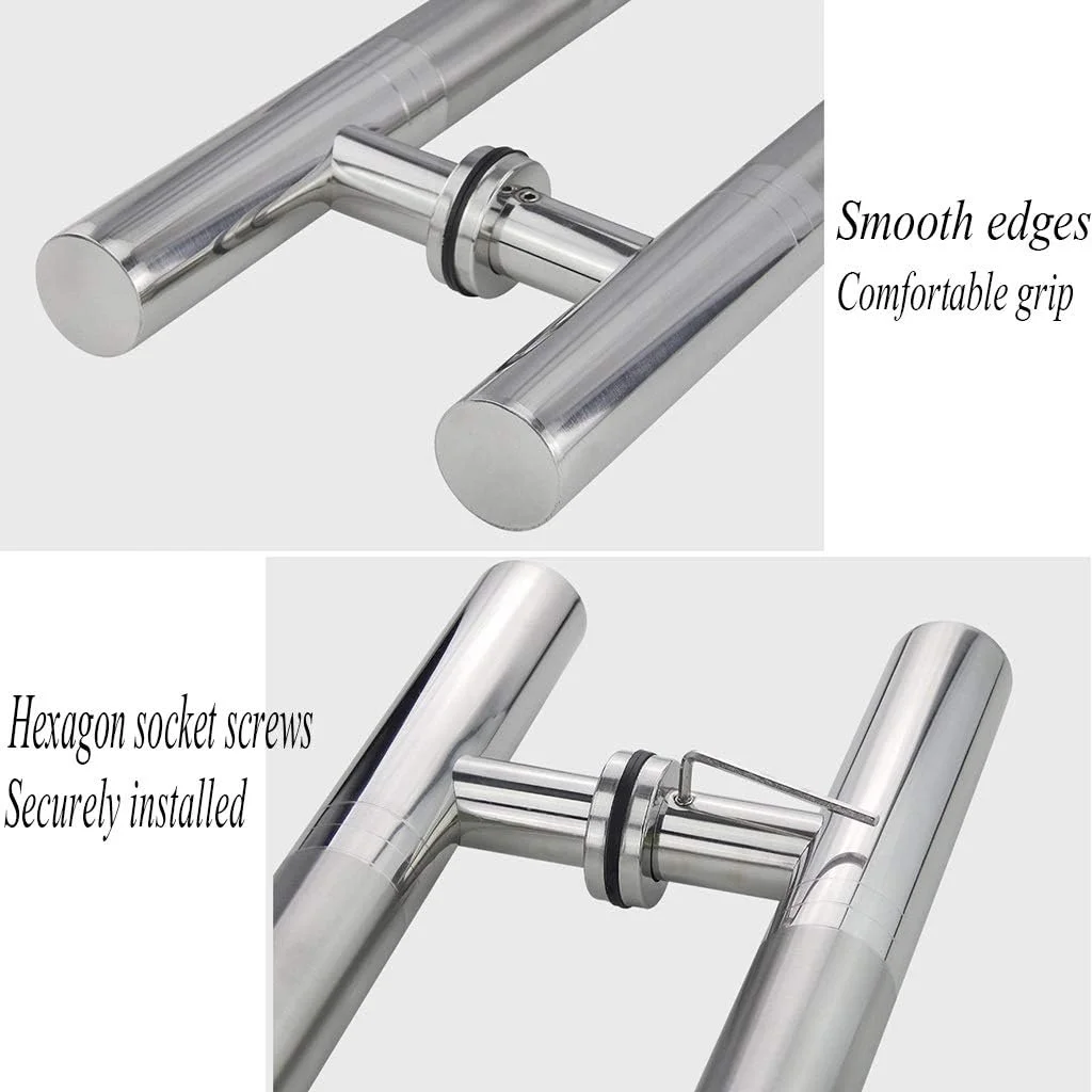 دستگیره درب شیشه ای لوله ای گرد استیل ضخیم تجاری / دستگیره کشویی درب چوبی / دستگیره درب انبار کشویی - 8 سایز، 120×90 سانتی متر دستگیره درب شیشه ای لوله ای گرد استیل ضخیم تجاری / دستگیره کشویی درب چوبی / دستگیره درب انبار کشویی - 8 سایز، 120×90 سانتی متر