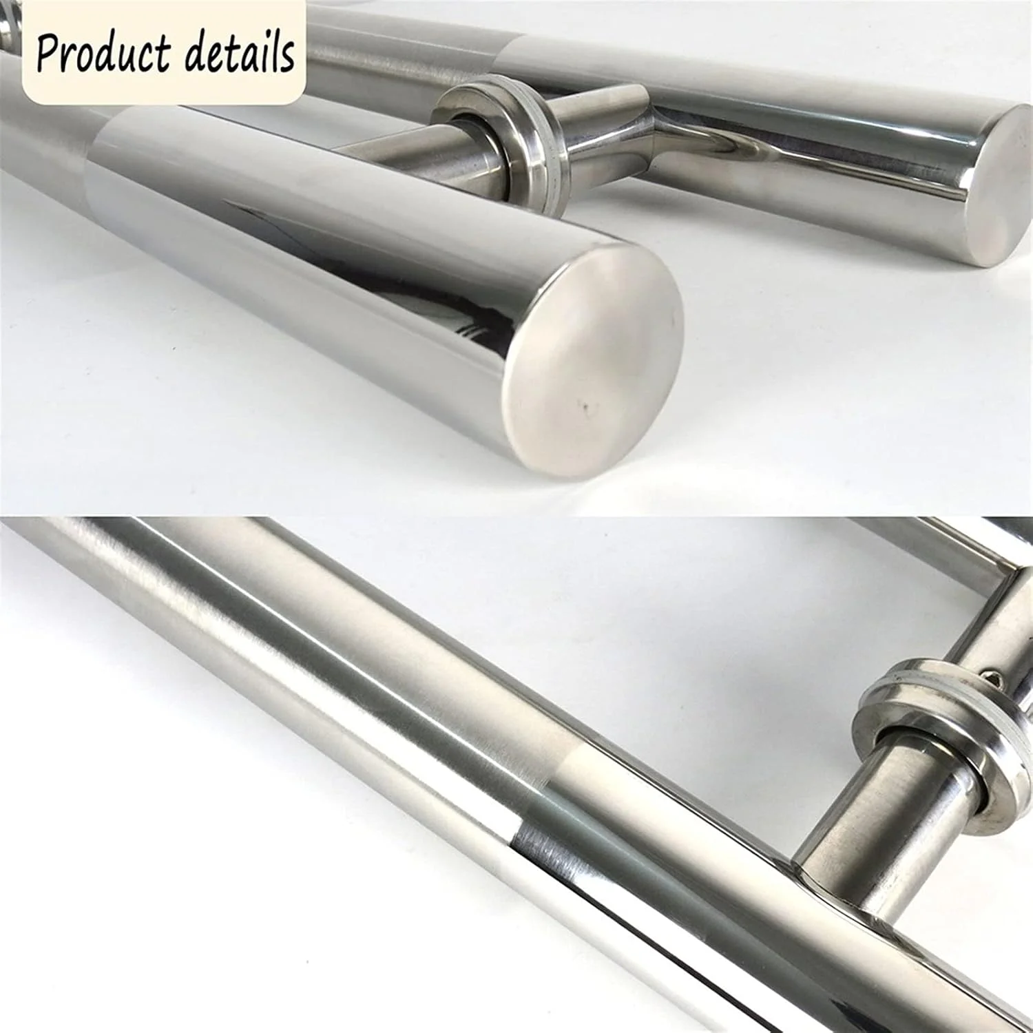 دستگیره درب شیشه ای ضخیم سخت افزاری درب، دستگیره استیل، دستگیره کشویی درب چوبی، لوازم جانبی دستگیره سخت افزاری مدرن درب، 4 طول، 600×400 میلی متر دستگیره درب شیشه ای ضخیم سخت افزاری درب، دستگیره استیل، دستگیره کشویی درب چوبی، لوازم جانبی دستگیره سخت افزاری مدرن درب، 4 طول، 600×400 میلی متر