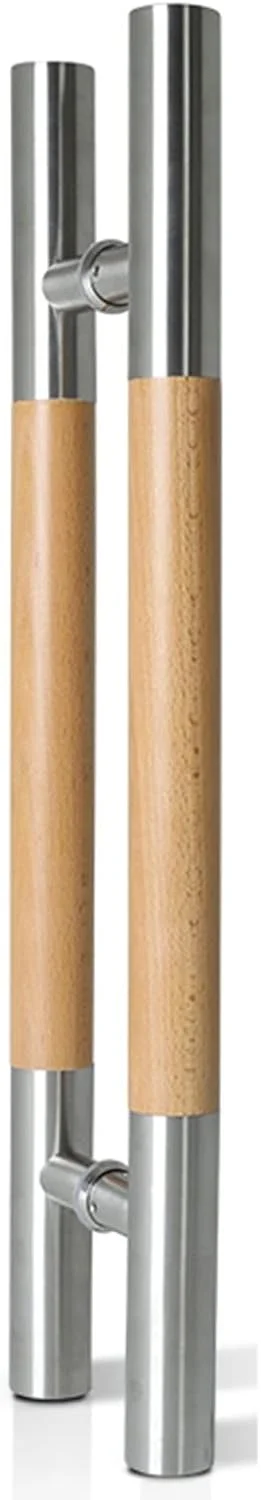 دستگیره درب فشاری کششی برای درب شیشه ای/درب چوبی، دستگیره مدرن دو طرفه برای درب انبار داخلی و خارجی، دستگیره میله ای مدل H درب دوش/اتاق خواب/درب ورودی، C-150cm (59 اینچ)