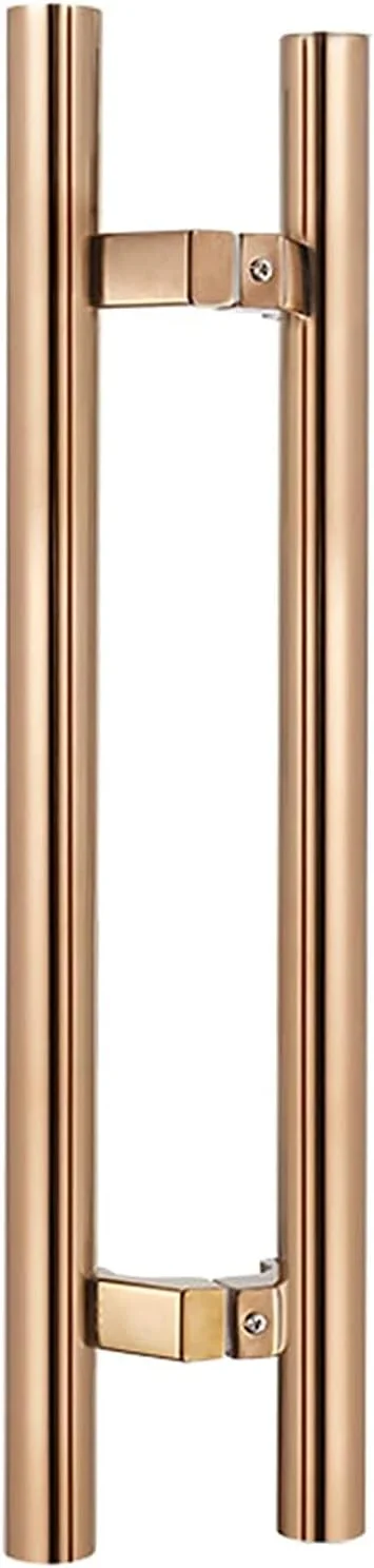 دستگیره درب شیشه ای، دستگیره درب انبار، دستگیره درب کشویی، ست سخت افزار درب کشویی و فشاری استیل، میله صنعتی برای دروازه، گاراژ، سوله، رزگلد - 80 سانتی متر / 32 اینچ دستگیره درب شیشه ای، دستگیره درب انبار، دستگیره درب کشویی، ست سخت افزار درب کشویی و فشاری استیل، میله صنعتی برای دروازه، گاراژ، سوله، رزگلد - 80 سانتی متر / 32 اینچ