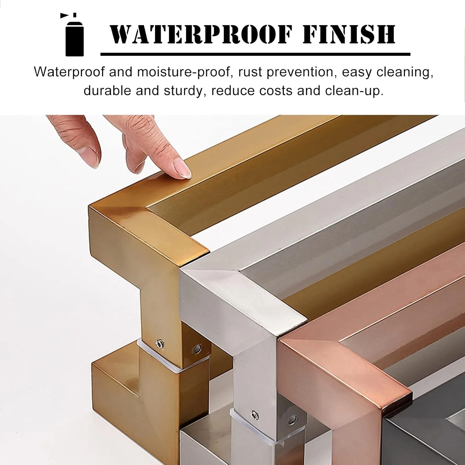 دستگیره درب فولادی ضد زنگ سنگین، سطح صاف و صیقلی، دستگیره درب شیشه ای ضد زنگ، مناسب برای درب های داخلی و خارجی، مشکی - 120 سانتی متر (47 اینچ) دستگیره درب فولادی ضد زنگ سنگین، سطح صاف و صیقلی، دستگیره درب شیشه ای ضد زنگ، مناسب برای درب های داخلی و خارجی، مشکی - 120 سانتی متر (47 اینچ)