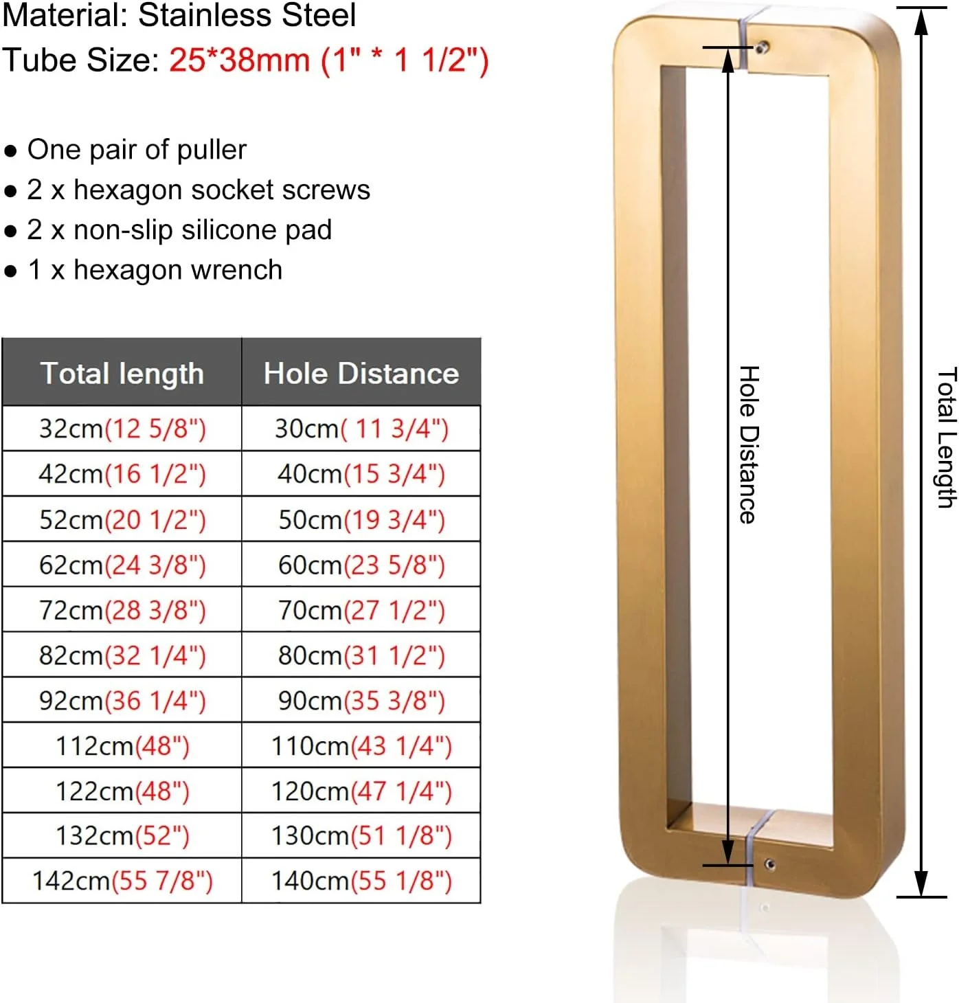 دستگیره فشاری کششی درب شیشه ای دو طرفه، دستگیره کششی درب انبار کشویی برای درب های داخلی و خارجی، میله فشاری درب شیشه ای مربعی، نصب آسان، طلایی-32 سانتی متر(12 5/8 اینچ)*30 سانتی متر دستگیره فشاری کششی درب شیشه ای دو طرفه، دستگیره کششی درب انبار کشویی برای درب های داخلی و خارجی، میله فشاری درب شیشه ای مربعی، نصب آسان، طلایی-32 سانتی متر(12 5/8 اینچ)*30 سانتی متر