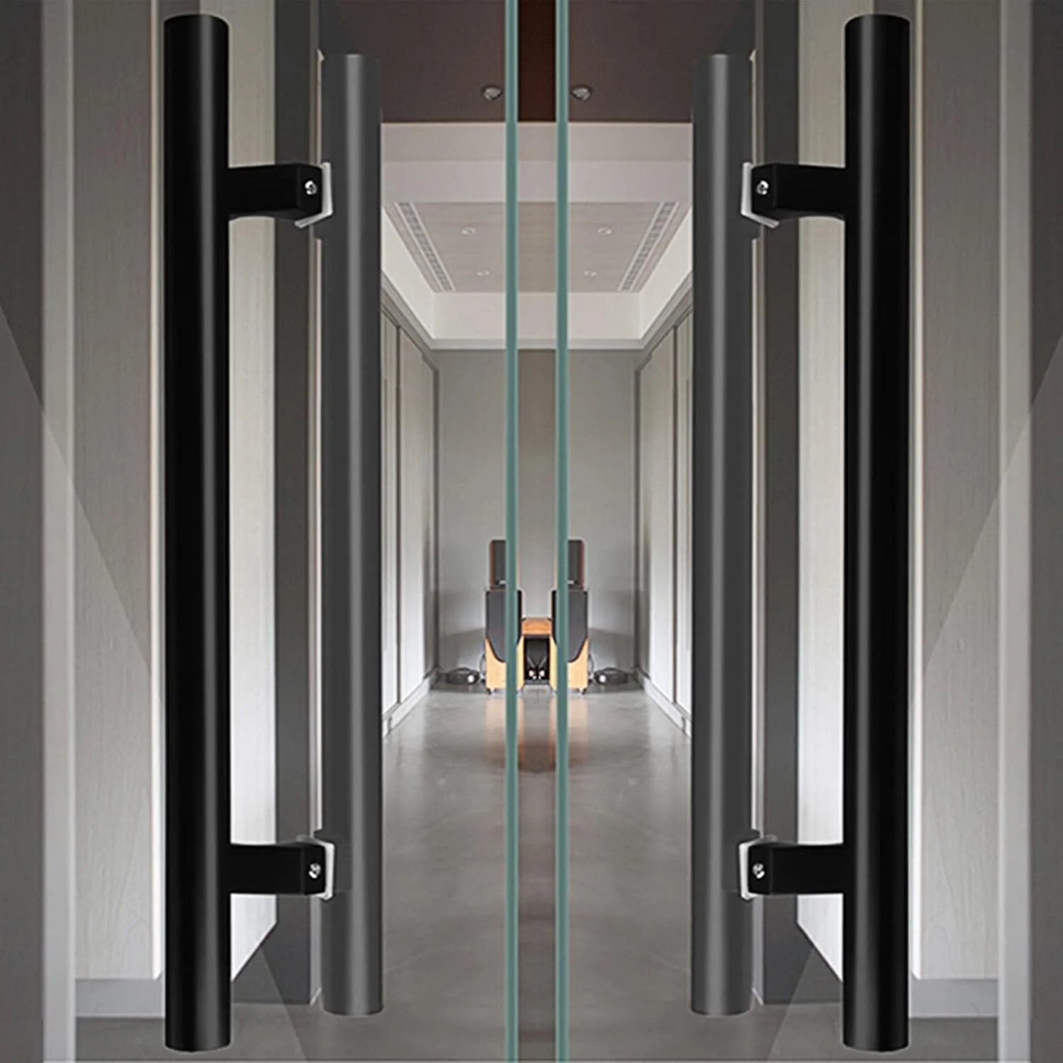 دستگیره های درب کششی فشاری برس خورده، دستگیره کشویی درب انبار H شکل با پیچ های نصب، میله فشاری درب دو طرفه برای درب چوبی درب شیشه ای حمام، 80 سانتی متر (31 1/2 اینچ) 50 سانتی متر دستگیره های درب کششی فشاری برس خورده، دستگیره کشویی درب انبار H شکل با پیچ های نصب، میله فشاری درب دو طرفه برای درب چوبی درب شیشه ای حمام، 80 سانتی متر (31 1/2 اینچ) 50 سانتی متر