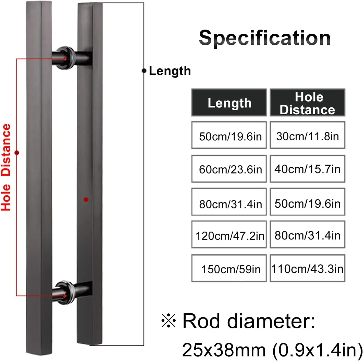 دستگیره درب کشویی انبار، دستگیره فشاری و کششی مدرن استیل ضد زنگ برای درب های شیشه ای استودیو/حمام/دفتر، نقره ای - 150 سانتی متر دستگیره درب کشویی انبار، دستگیره فشاری و کششی مدرن استیل ضد زنگ برای درب های شیشه ای استودیو/حمام/دفتر، نقره ای - 150 سانتی متر