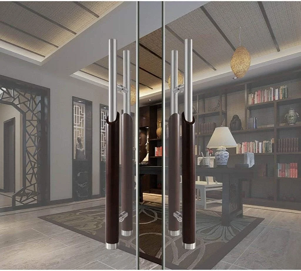 دستگیره درب کشویی انبار، دستگیره درب شیشه ای استیل، دستگیره درب کشویی لوله گرد چوب جامد، مناسب برای هتل ها/دفاتر، 2 رنگ، 5 سایز، A-600 * 400mm دستگیره درب کشویی انبار، دستگیره درب شیشه ای استیل، دستگیره درب کشویی لوله گرد چوب جامد، مناسب برای هتل ها/دفاتر، 2 رنگ، 5 سایز، A-600 * 400mm