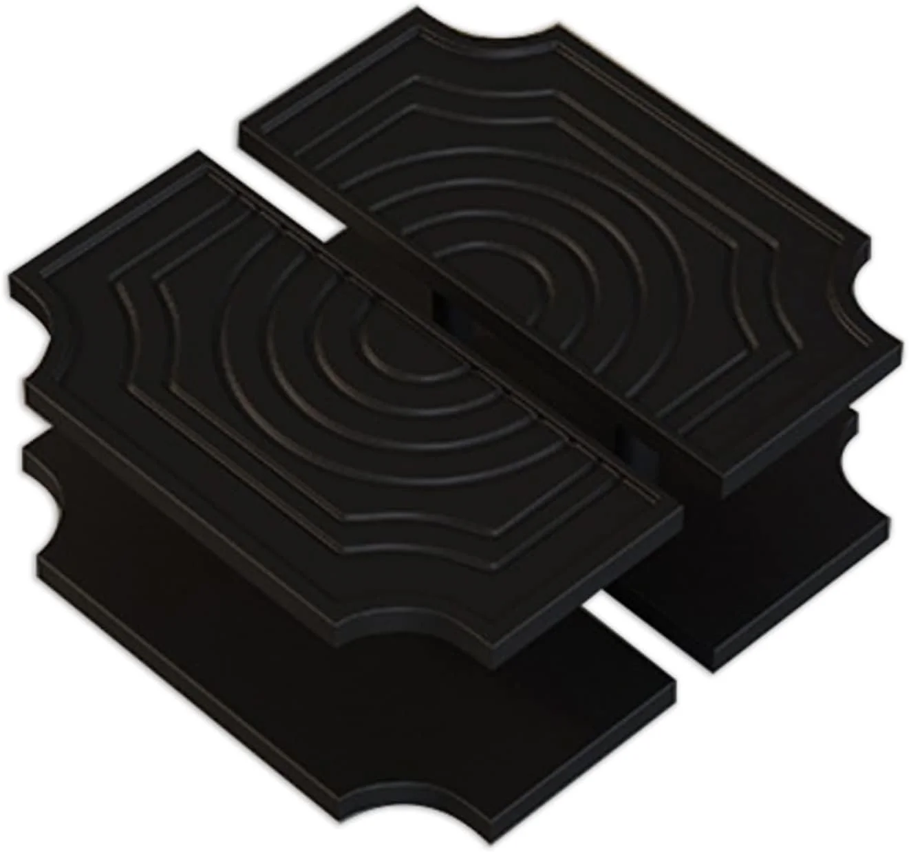 ست دستگیره آلومینیومی فشاری/کششی شکل دار، طلایی عتیقه مسی قرمز برنزی مشکی، دستگیره درب شیشه ای چوبی، بالاترین عملکرد هزینه، مشکی-30 سانتی متر (12 اینچ)