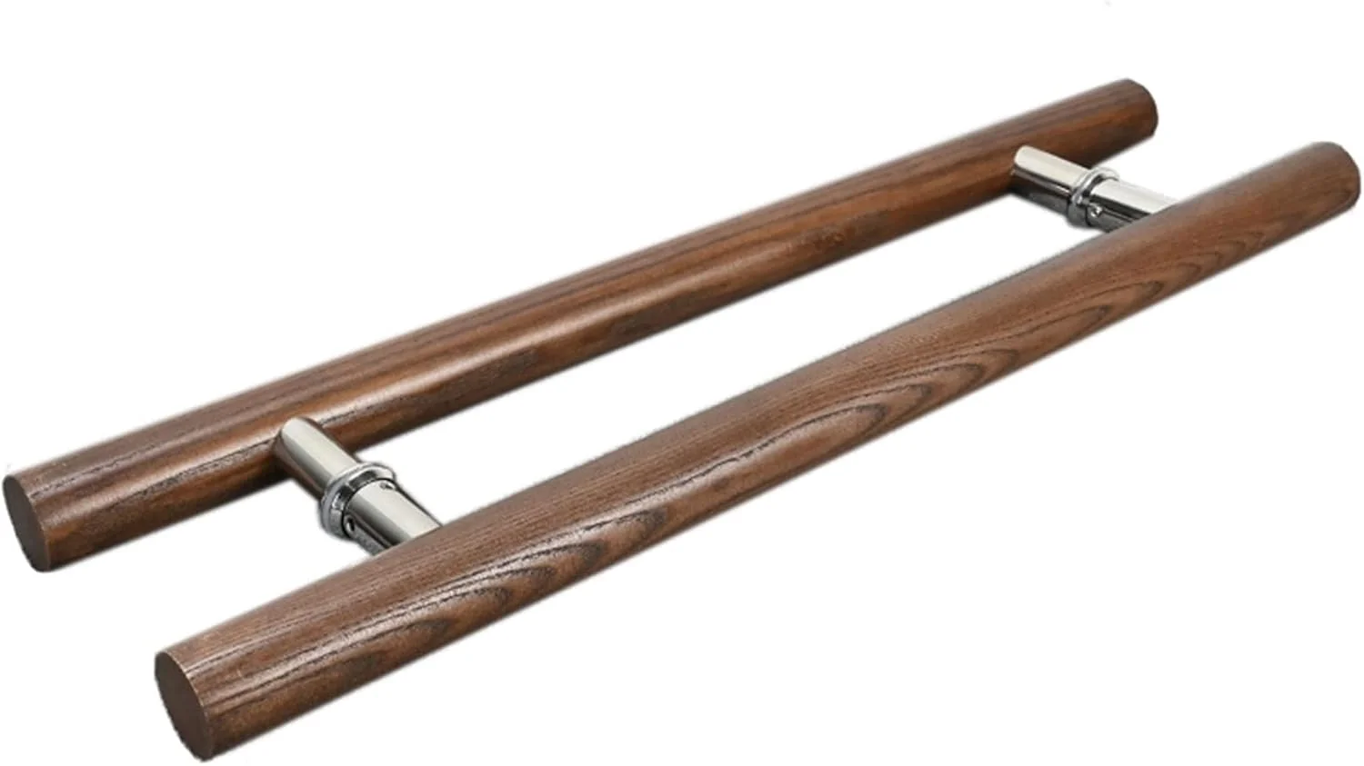 دستگیره کشویی درب انبار روستایی، دستگیره درب ورودی چوبی نصب شده دو طرفه برای درب شیشه ای/درب جلو، دستگیره فشاری درب داخلی و خارجی نوع H، C-80cm(31.5in)