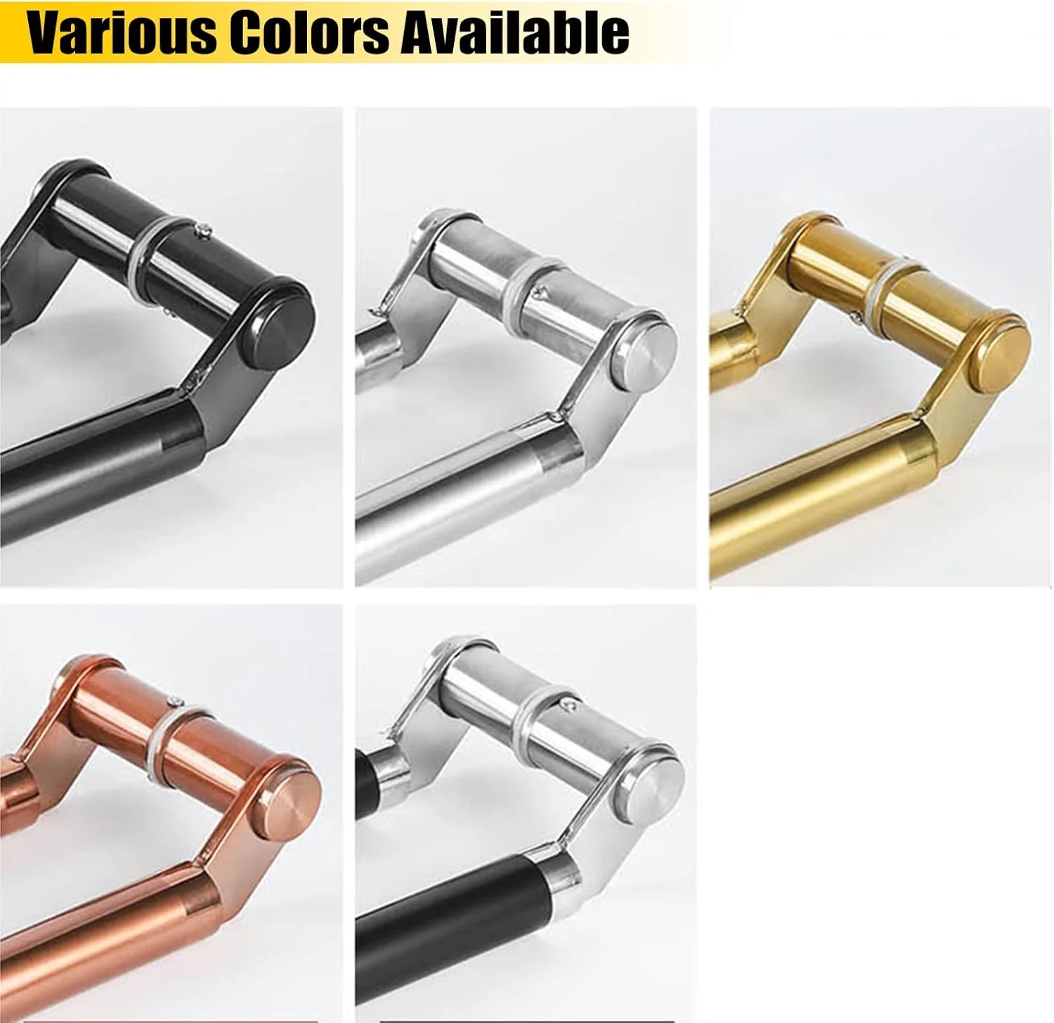 دستگیره درب ورودی مدرن استیل، دستگیره درب انبار، ست سخت افزاری دستگیره فشاری کششی جامد، دستگیره گرد درب شیشه ای برای گاراژ/سوله/اداره، کروم-120 سانتی متر/47.2 اینچ - 116 سانتی متر دستگیره درب ورودی مدرن استیل، دستگیره درب انبار، ست سخت افزاری دستگیره فشاری کششی جامد، دستگیره گرد درب شیشه ای برای گاراژ/سوله/اداره، کروم-120 سانتی متر/47.2 اینچ - 116 سانتی متر