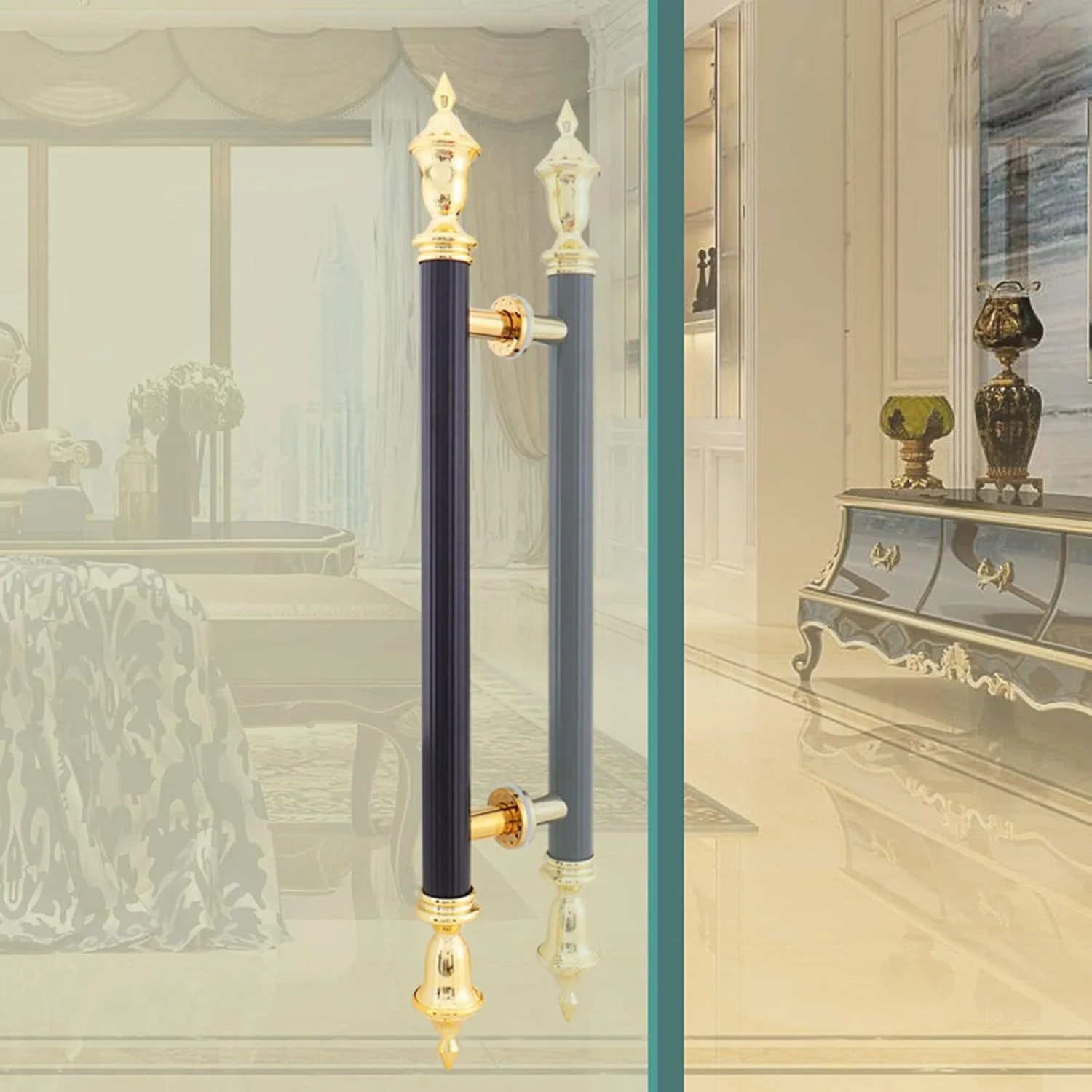 دستگیره کشویی درب انبار، دستگیره درب کشویی فرانسوی، میله فشاری کششی، دستگیره درب شیشه ای صنعتی برای درب انبار/درب دوش پاسیو/درب خانه های روستایی، استیل ضد زنگ، مشکی - بلند 100 سانتی متر دستگیره کشویی درب انبار، دستگیره درب کشویی فرانسوی، میله فشاری کششی، دستگیره درب شیشه ای صنعتی برای درب انبار/درب دوش پاسیو/درب خانه های روستایی، استیل ضد زنگ، مشکی - بلند 100 سانتی متر