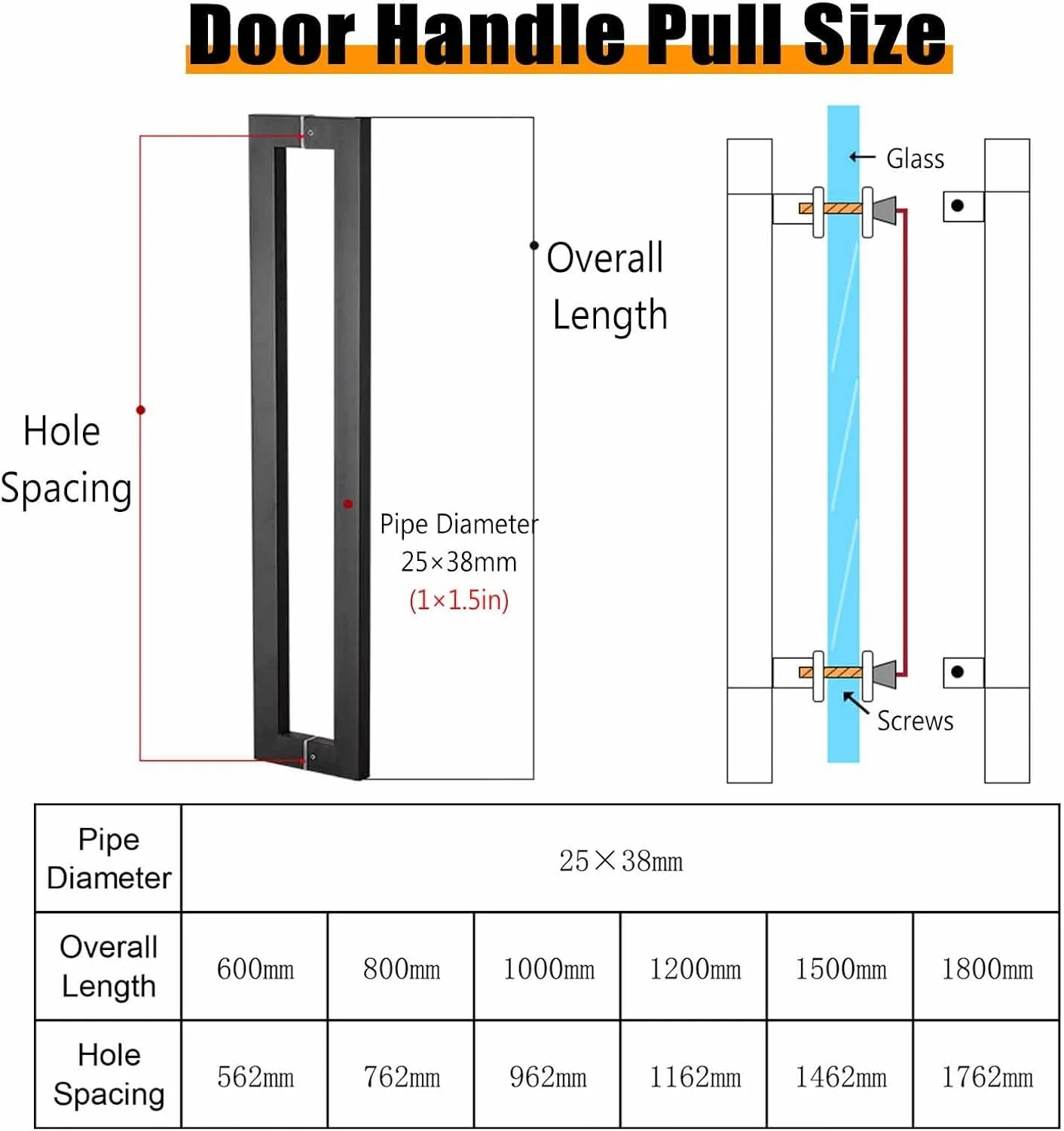 دستگیره کشویی درب انبار، دستگیره شیشه ای درب، دستگیره های مربعی استیل ضد زنگ با پایه بلند همسطح، دستگیره درب ورودی برای درب کشویی انبار، دروازه، سوله، گاراژ، صورتی - 80 سانتی متر / 31.5 اینچ - 76 سانتی متر دستگیره کشویی درب انبار، دستگیره شیشه ای درب، دستگیره های مربعی استیل ضد زنگ با پایه بلند همسطح، دستگیره درب ورودی برای درب کشویی انبار، دروازه، سوله، گاراژ، صورتی - 80 سانتی متر / 31.5 اینچ - 76 سانتی متر