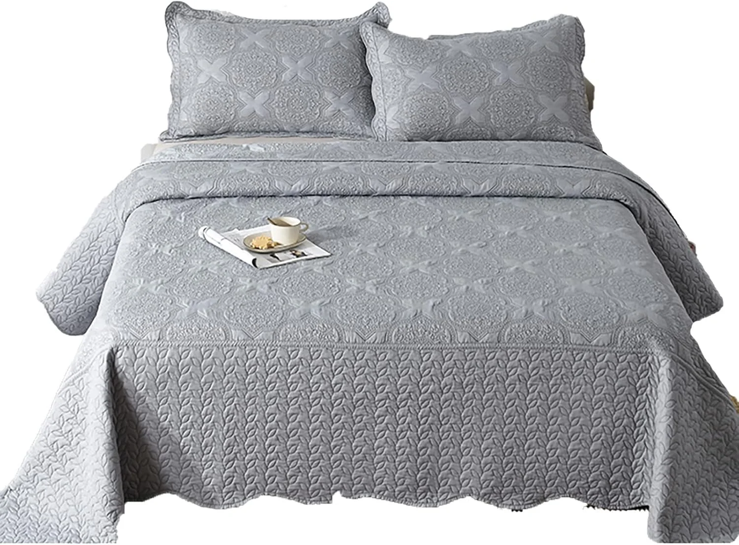 ست لحاف تختخواب دونفره، رو تختی سایز بزرگ، ست روتختی، ترکیب پنبه نرم، میکروفیبر نرم (f 180cmx250cm)