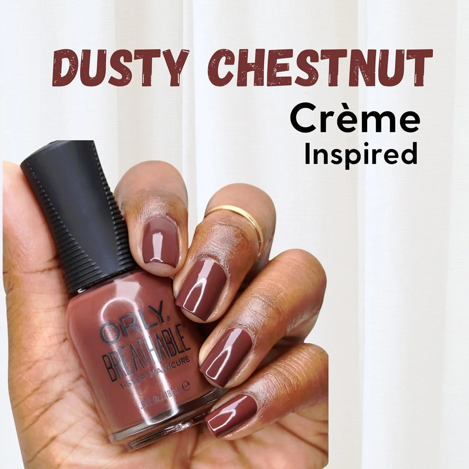 لاک ناخن تنفسی اورلی مجموعه Loose Threads | رنگ های مات برای پاییز و زمستان (Leather You Like It or Not، 18 میلی لیتر) لاک ناخن تنفسی اورلی مجموعه Loose Threads | رنگ های مات برای پاییز و زمستان (Leather You Like It or Not، 18 میلی لیتر)