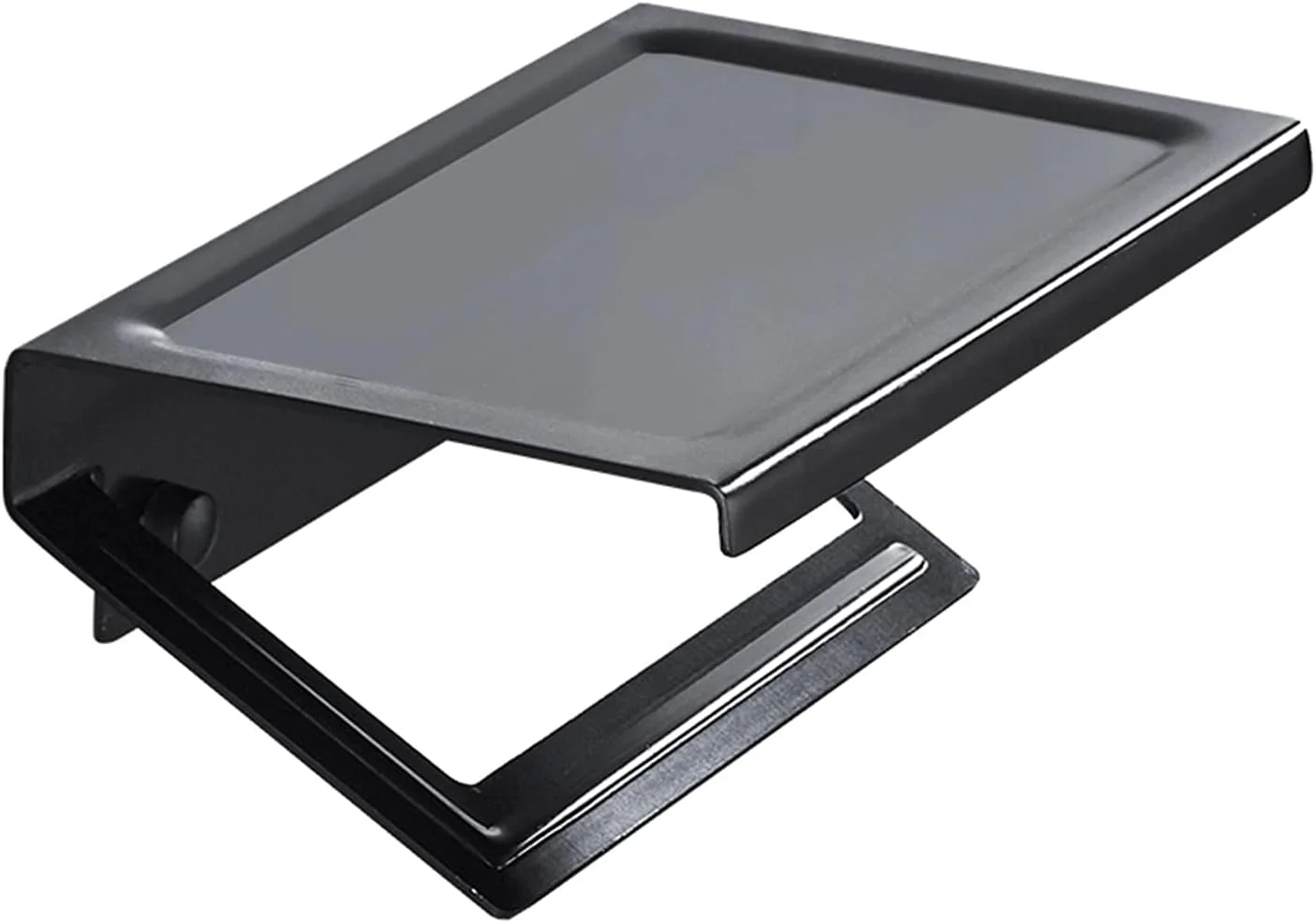 جا دستمال کاغذی مدل LIU - با قفسه تلفن همراه، آلومینیوم فضایی مشکی مات، یکپارچه، نصب دیواری، مناسب دستمال توالت