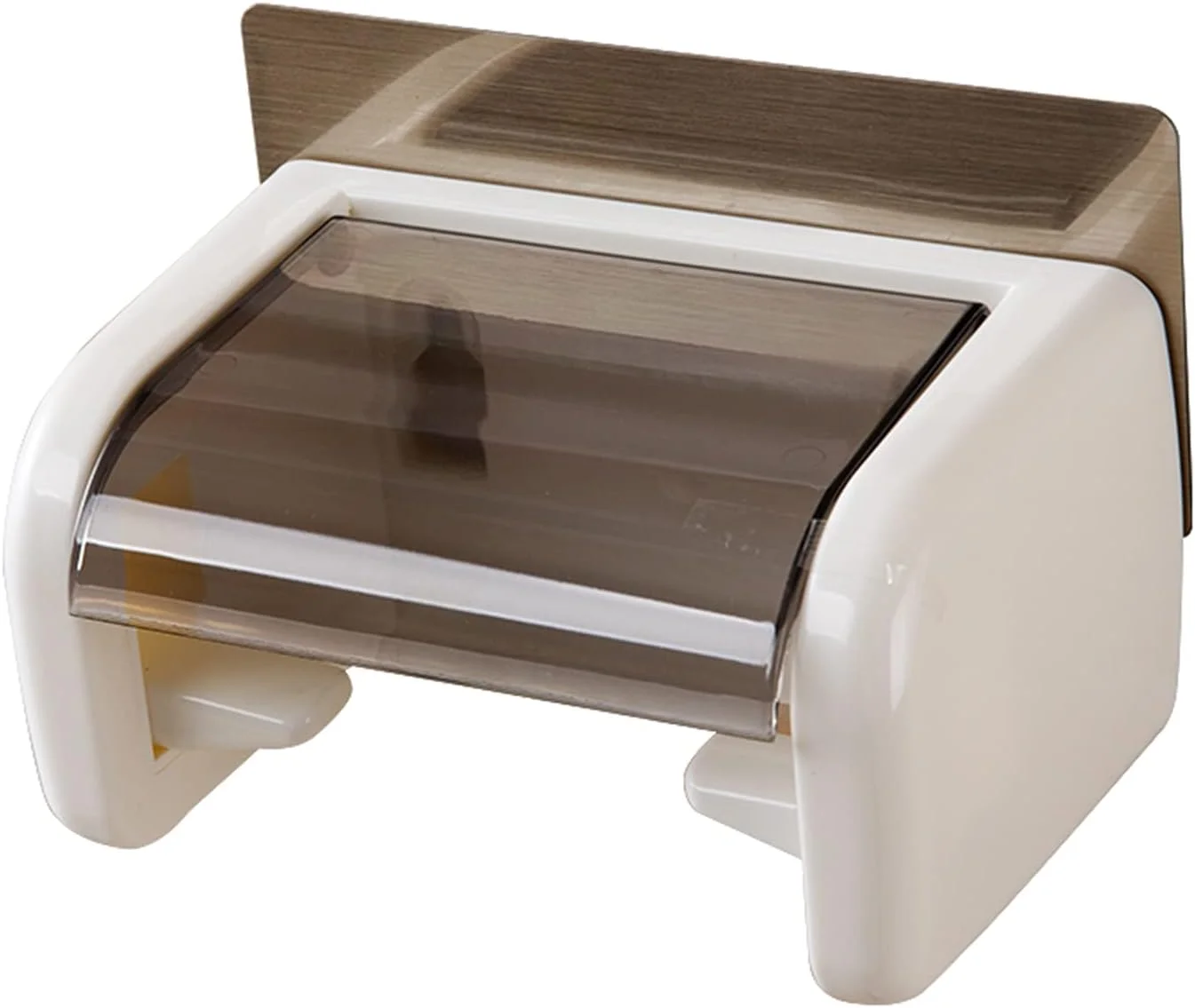 جا دستمال کاغذی توالت LIU با درب، نصب دیواری، پخش کننده رول دستمال کاغذی برای سرویس بهداشتی، نصب آسان بدون نیاز به سوراخ کاری