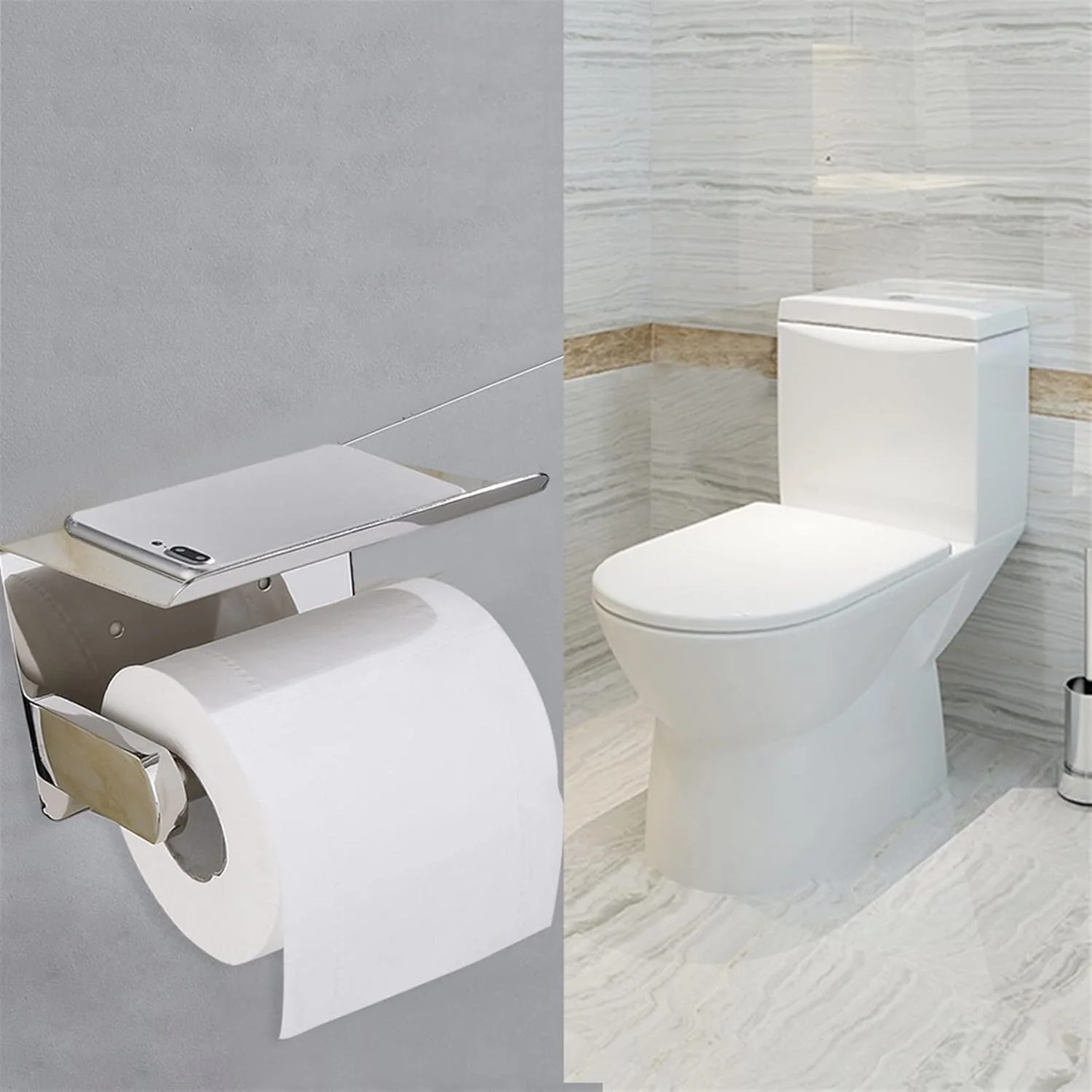 جا دستمال کاغذی دیواری استیل ضد زنگ VFEDDDF