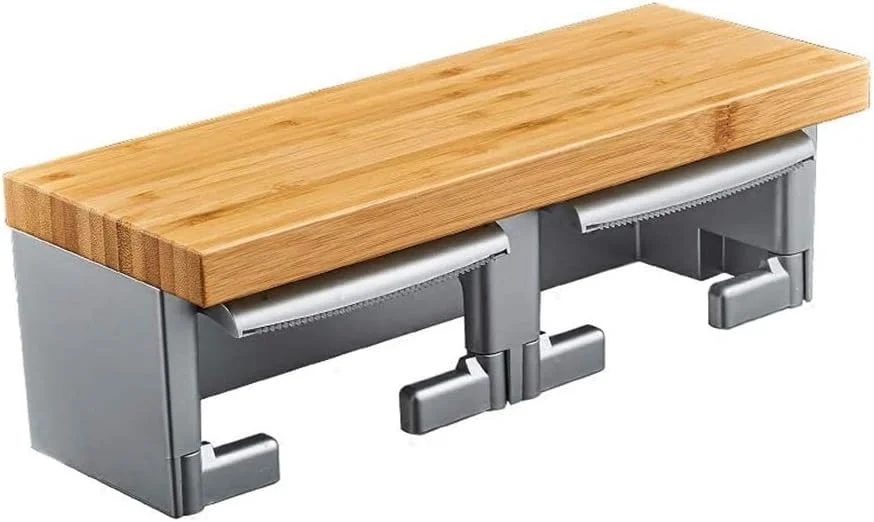 جا دستمال کاغذی کابینتی Forma استیل ضد زنگ برس خورده مناسب آشپزخانه و سرویس بهداشتی