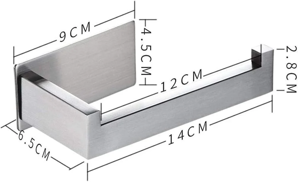 نگهدارنده رول استیل ضد زنگ ZDmalt، نگهدارنده دستمال توالت، نگهدارنده رول کاغذی دستشویی استیل ضد زنگ